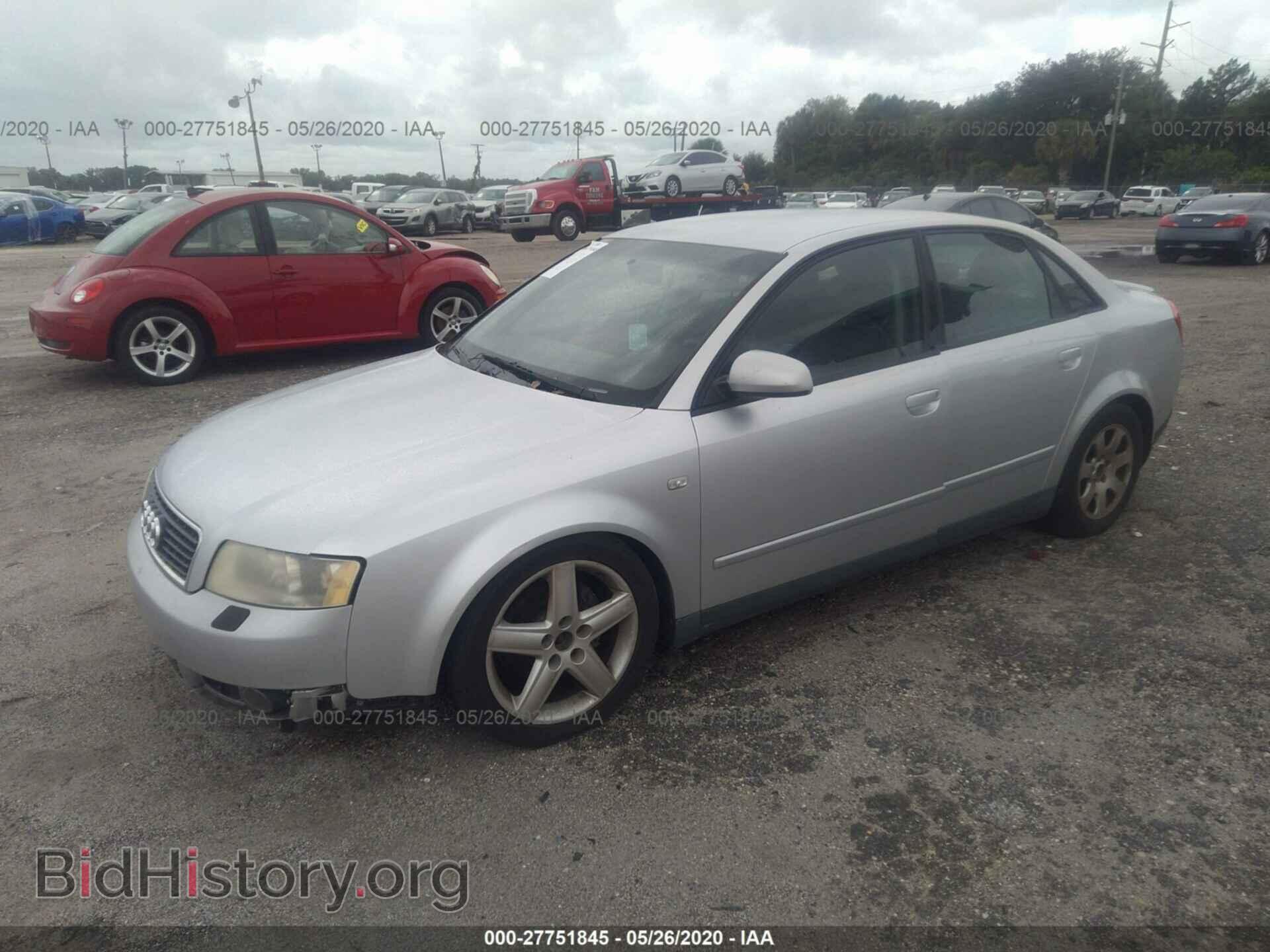 2002 AUDI A4 - VIN: WAUJC68E32A308708 - Фото 2