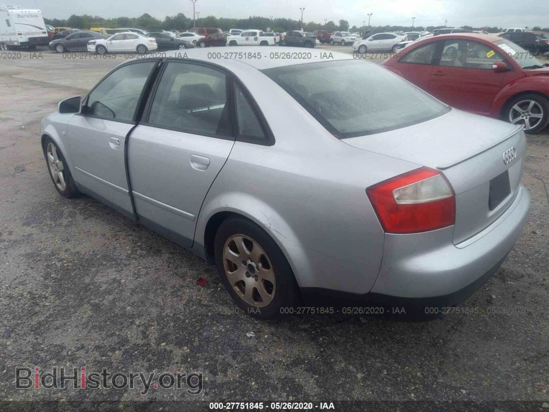 2002 AUDI A4 - VIN: WAUJC68E32A308708 - Фото 3