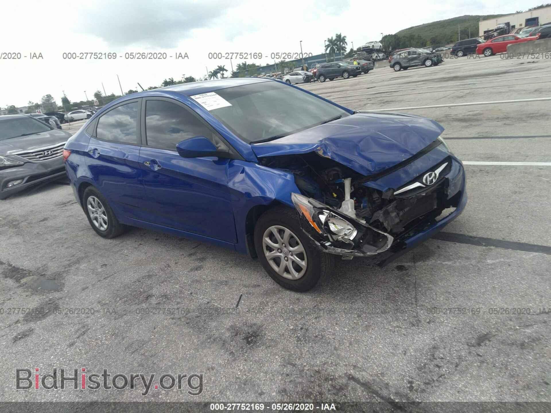 Photo KMHCT4AE2DU457196 - HYUNDAI ACCENT 2013
