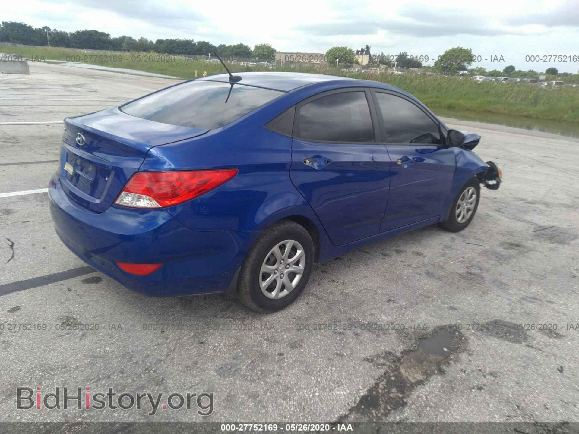 2013 HYUNDAI ACCENT - VIN: KMHCT4AE2DU457196 - Фото 4