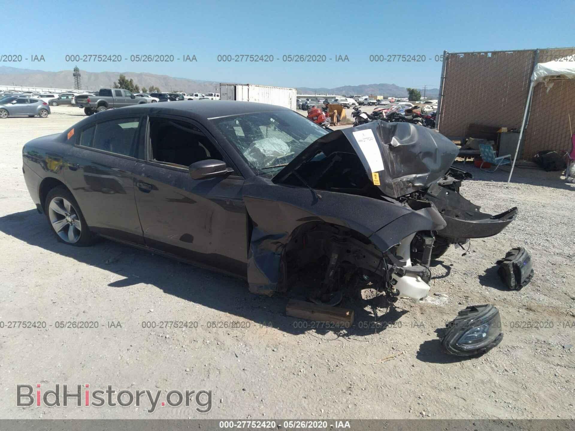 Photo 2C3CDXHG6GH****** - DODGE CHARGER 2016