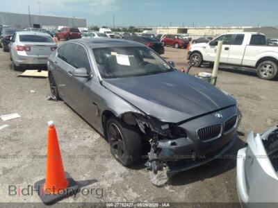 2011 BMW 528 I, серый — VIN WBAFR1C57BDS36909, IAAI