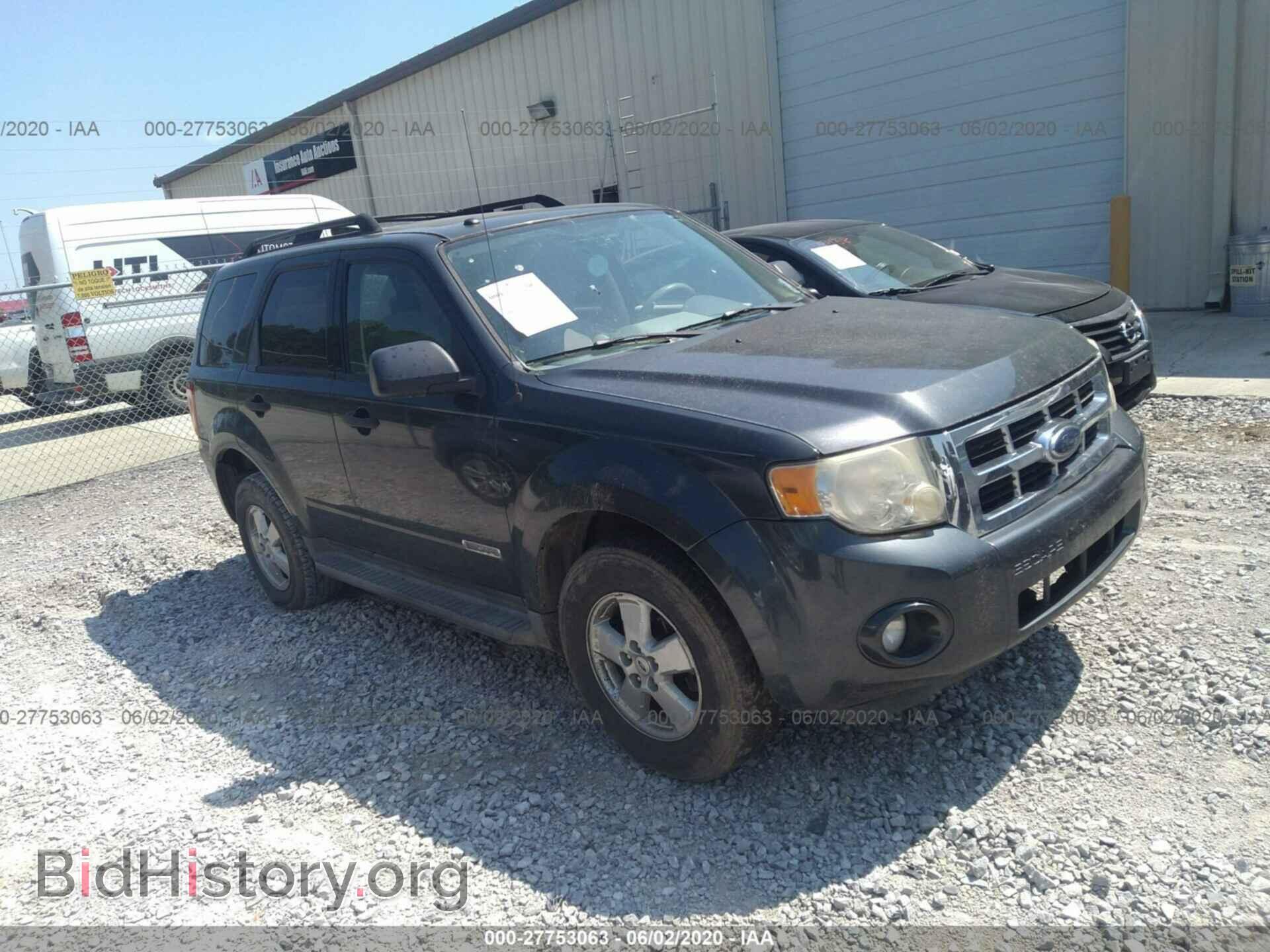 Фотография 1FMCU03Z98KA63685 - FORD ESCAPE 2008