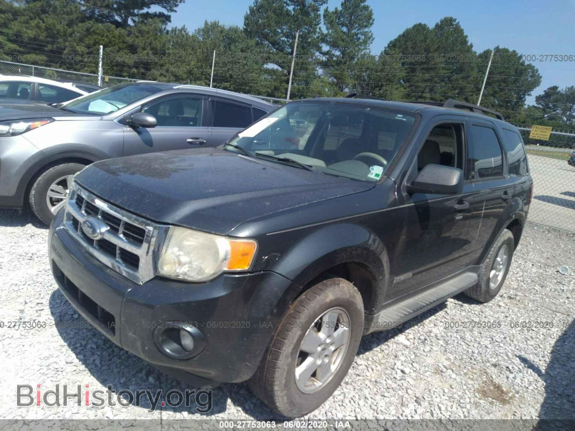 2008 FORD ESCAPE - VIN: 1FMCU03Z98KA63685 - Фото 2