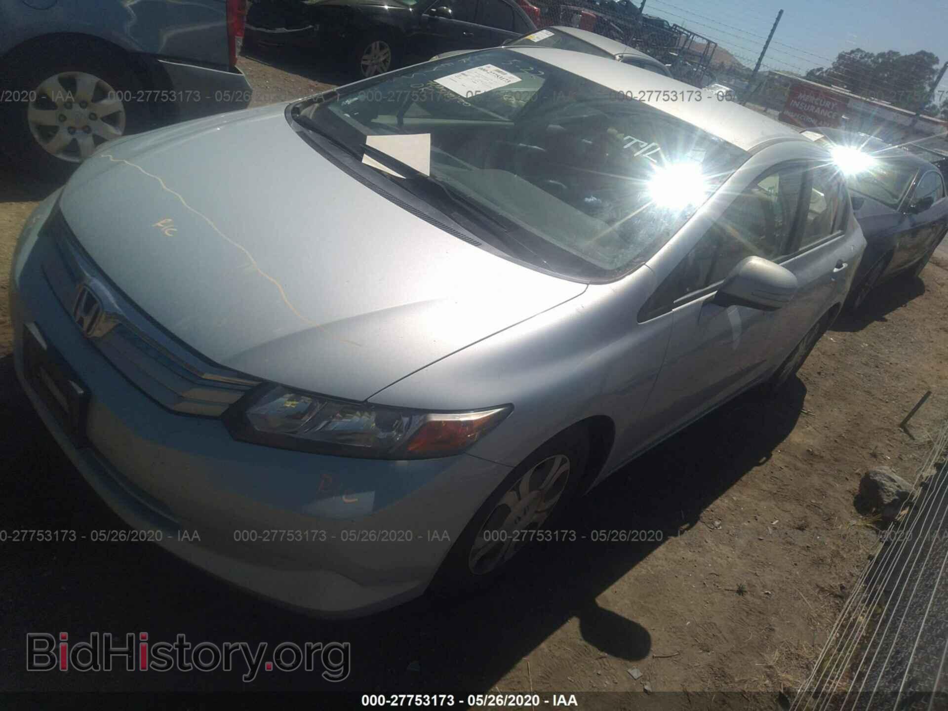 2012 HONDA CIVIC - VIN: JHMFB4F23CS002000 - Фото 2