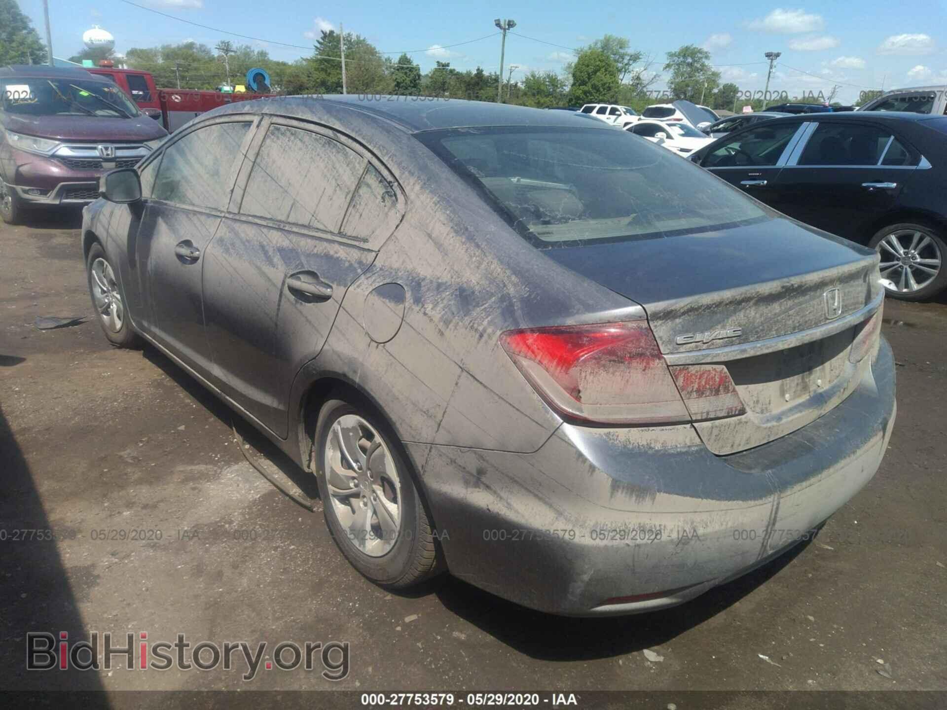 2013 HONDA CIVIC - VIN: 19XFB2F56DE052961 - Фото 3