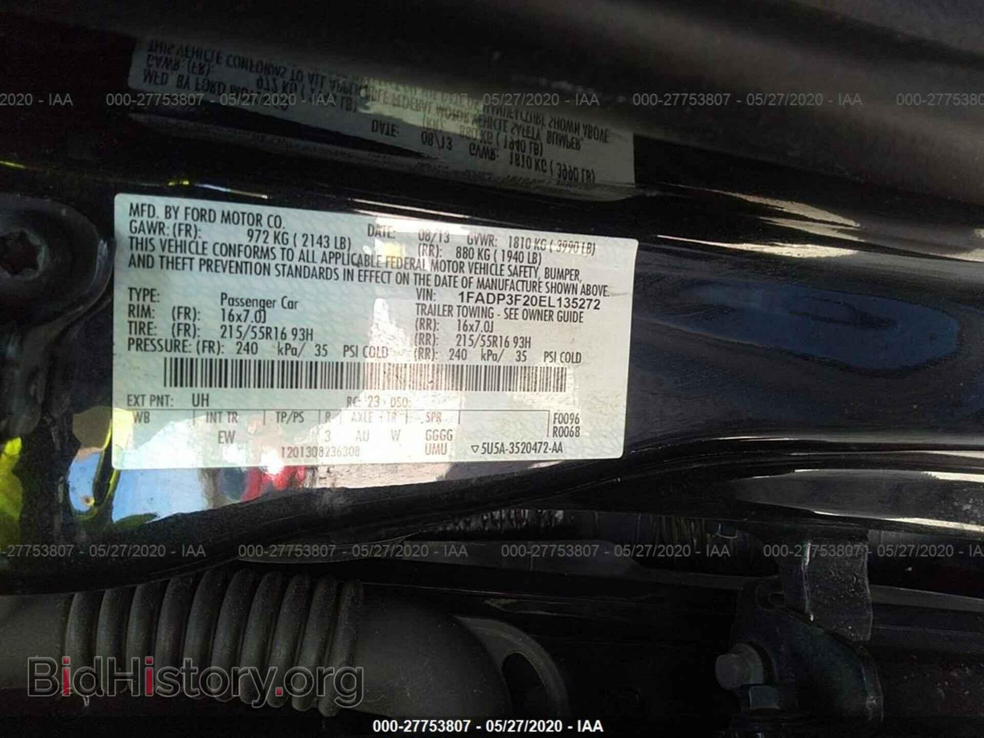 2014 FORD FOCUS - VIN: 1FADP3F20EL135272 - Photo 9