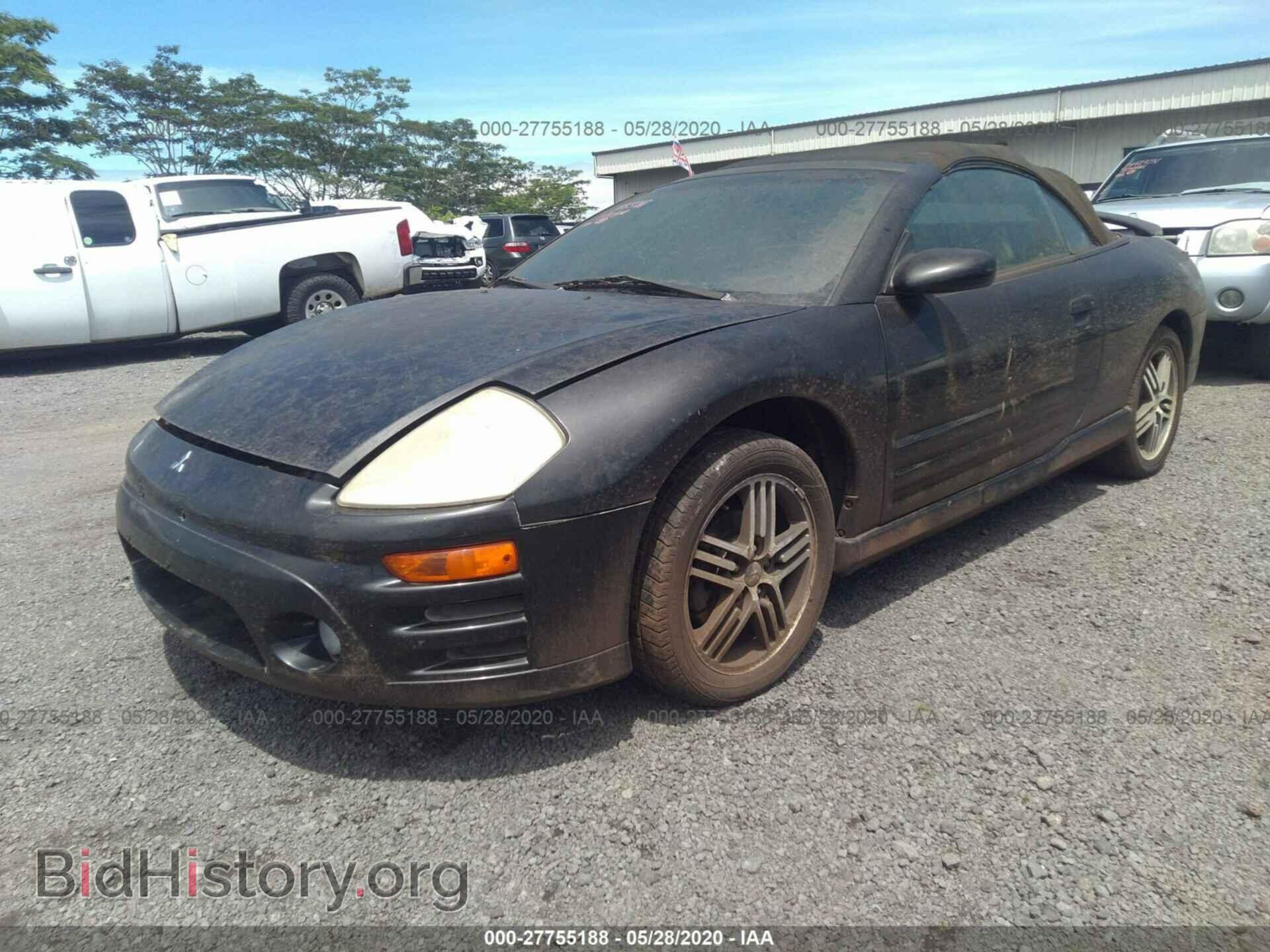 2003 MITSUBISHI ECLIPSE - VIN: 4A3AE75HX3E054794 - Фото 2