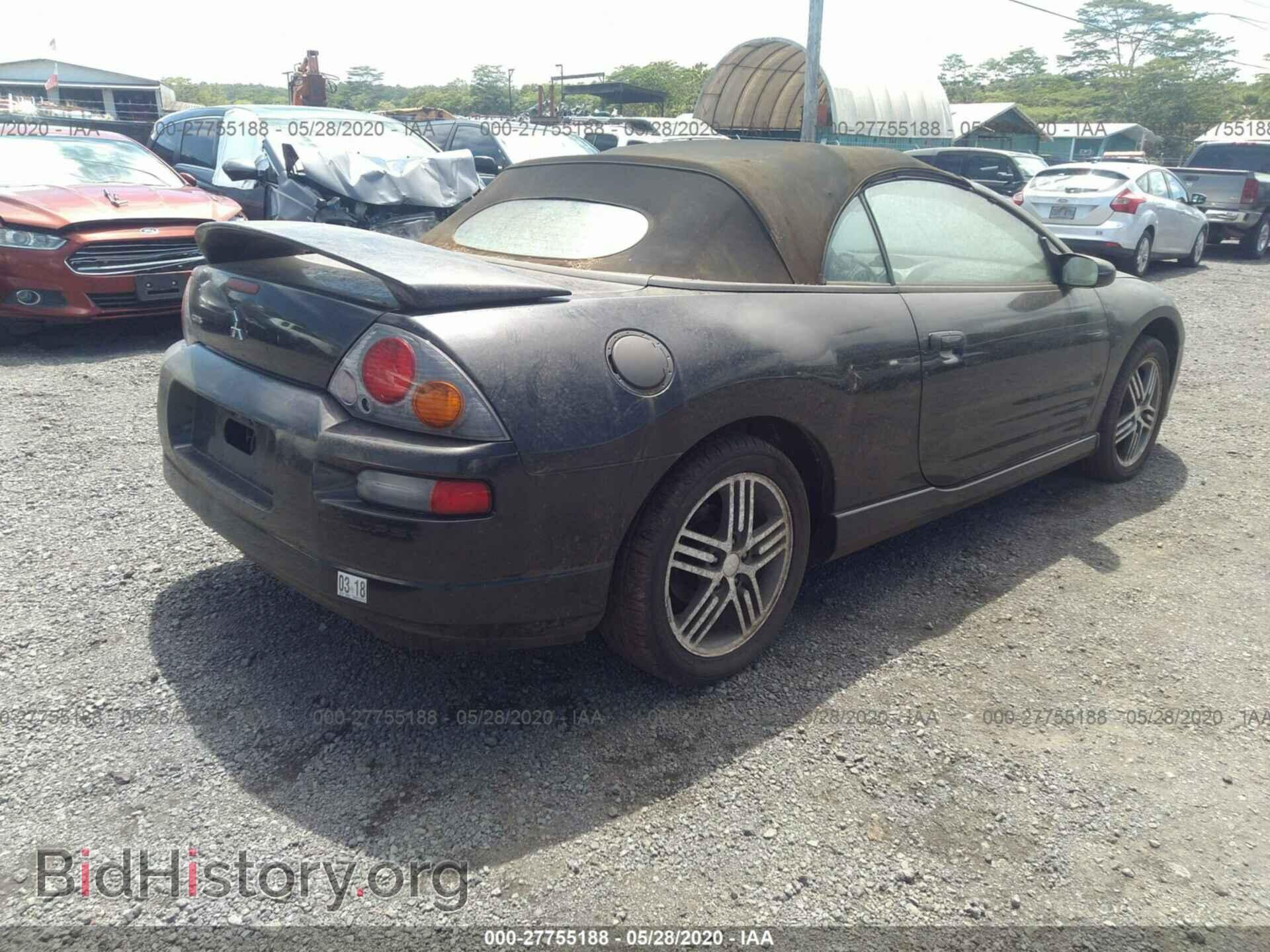2003 MITSUBISHI ECLIPSE - VIN: 4A3AE75HX3E054794 - Фото 4