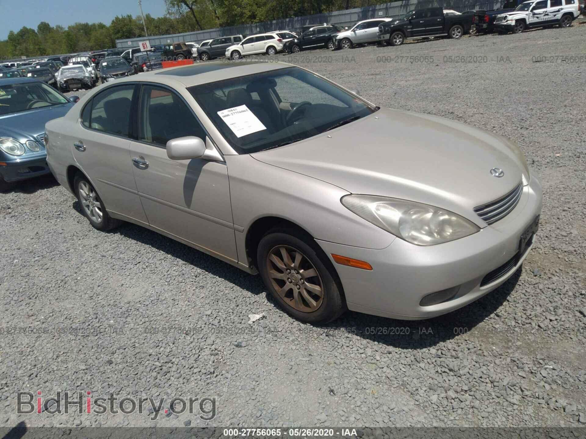Photo JTHBF30G420063030 - LEXUS ES 2002