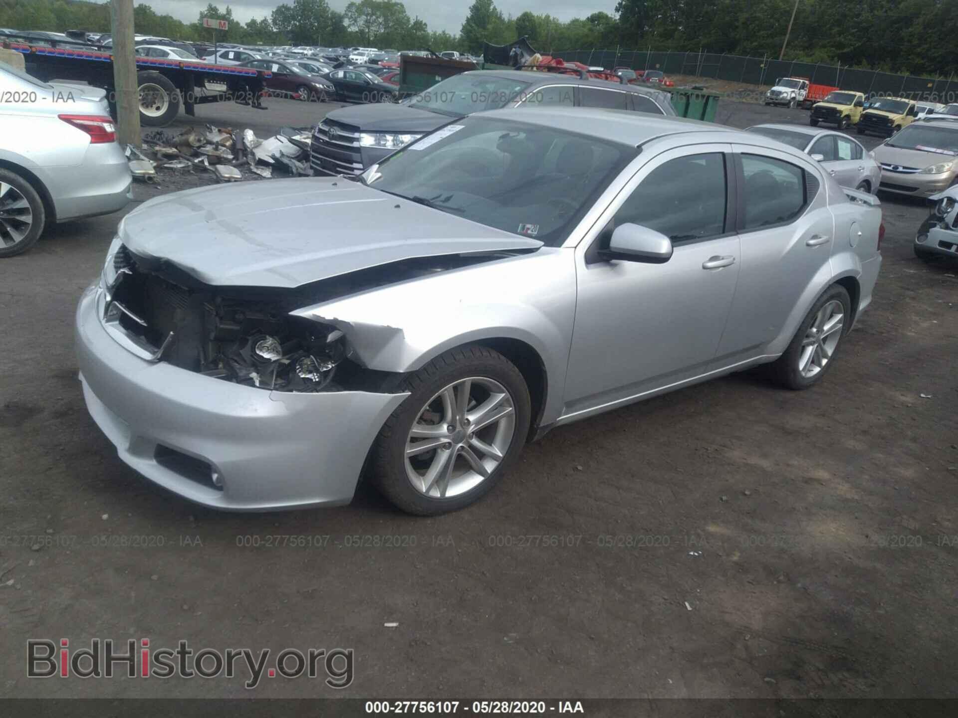 2011 DODGE AVENGER - VIN: 1B3BD1FG9BN524441 - Фото 2