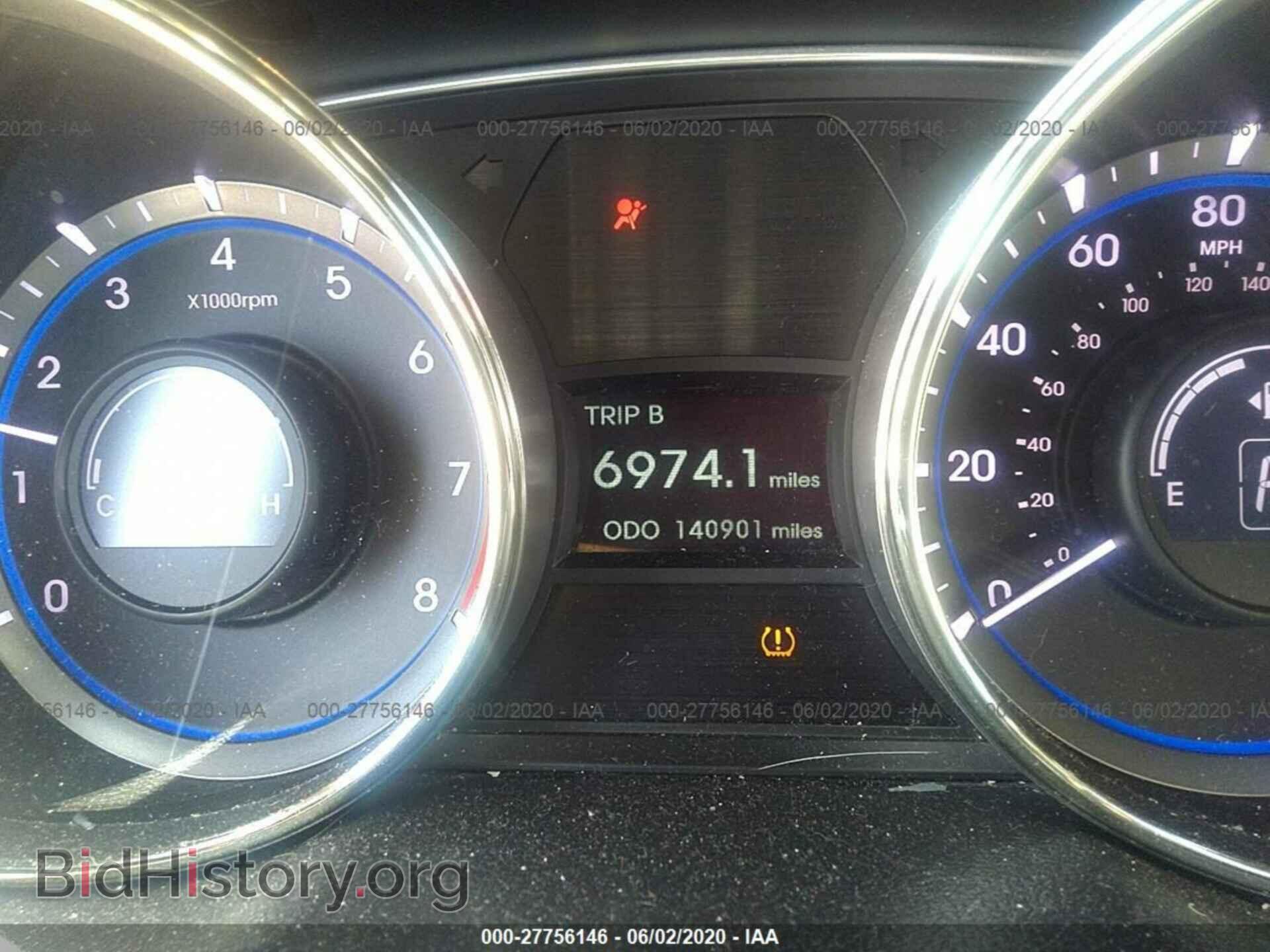 2012 HYUNDAI SONATA - VIN: 5NPEC4AC2CH371052 - Фото 7