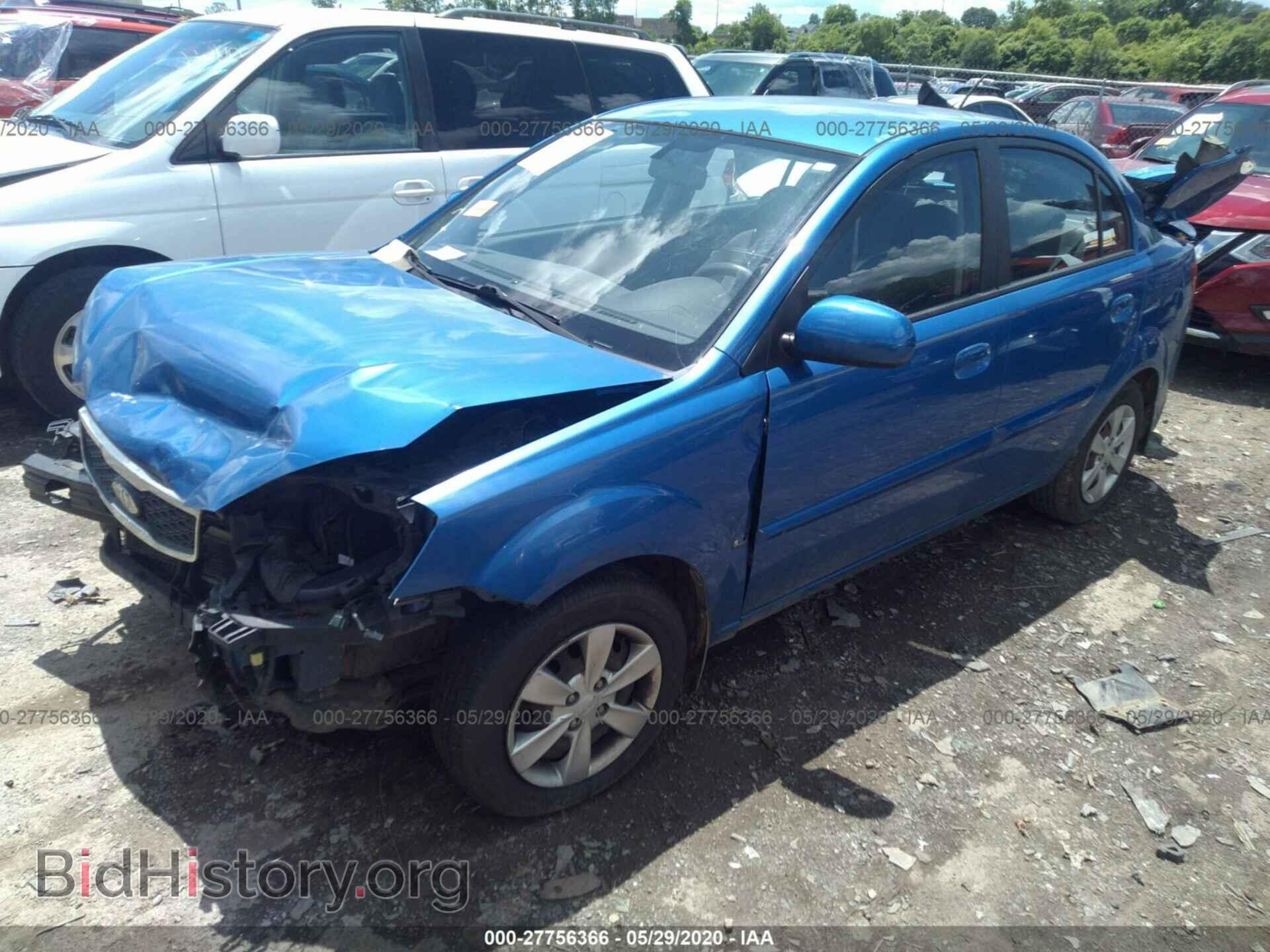 2010 KIA RIO - VIN: KNADH4A37A6660316 - Фото 2
