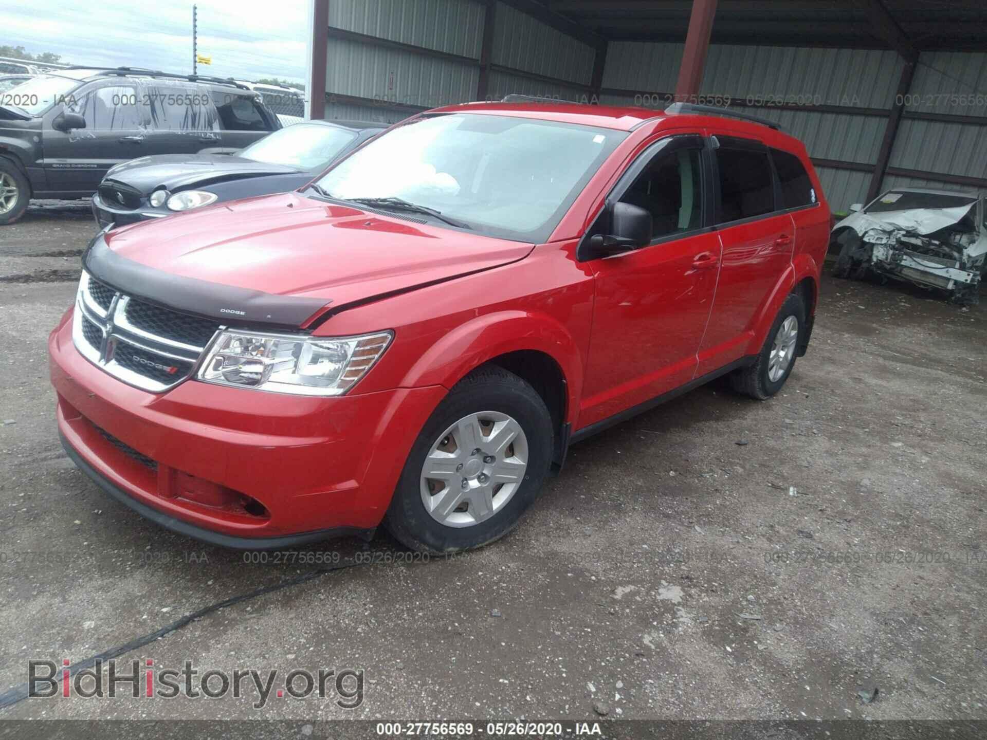2012 DODGE JOURNEY - VIN: 3C4PDCAB0CT296701 - Фото 2