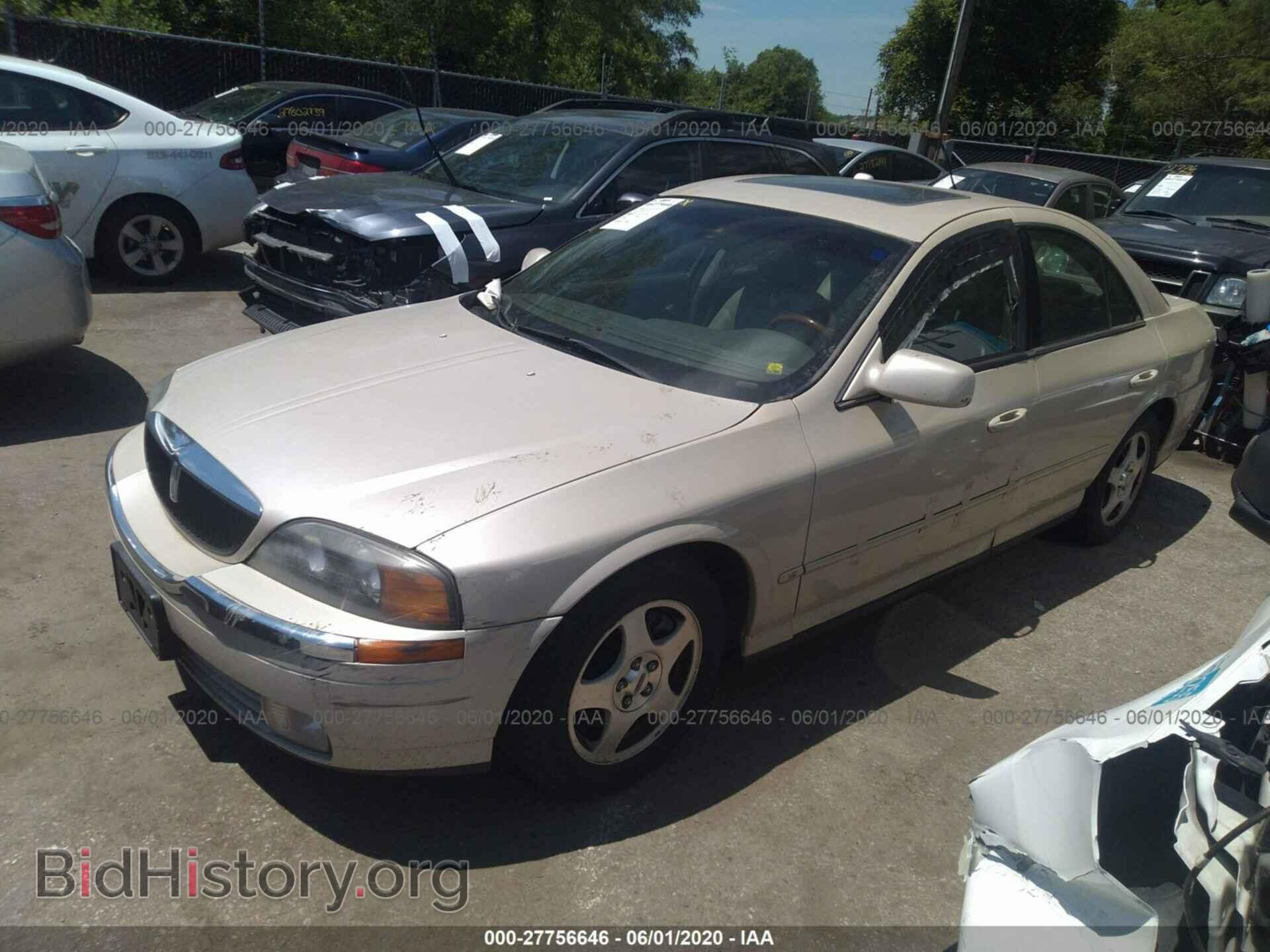 2000 LINCOLN LS - VIN: 1LNHM86S6YY827119 - Фото 2