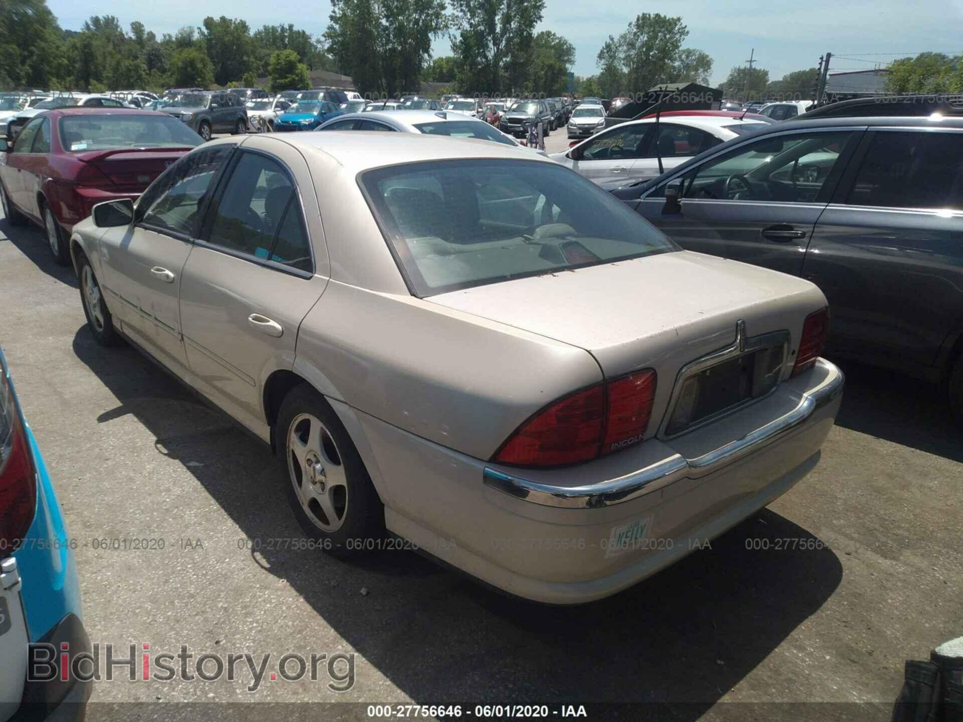 2000 LINCOLN LS - VIN: 1LNHM86S6YY827119 - Фото 3