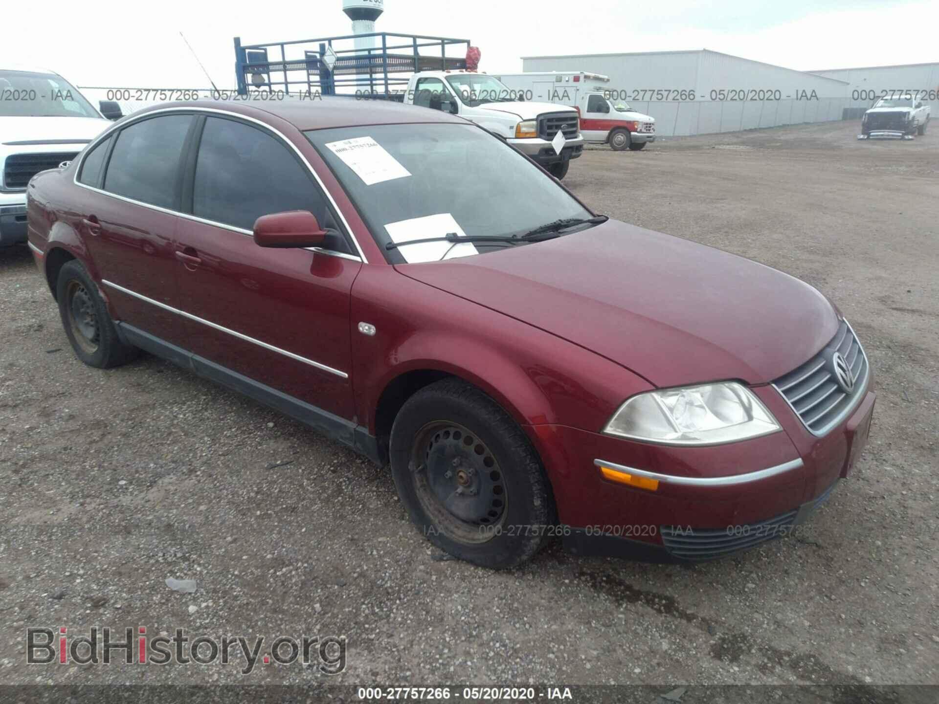 Фотография WVWMD63B53E312697 - VOLKSWAGEN PASSAT 2003