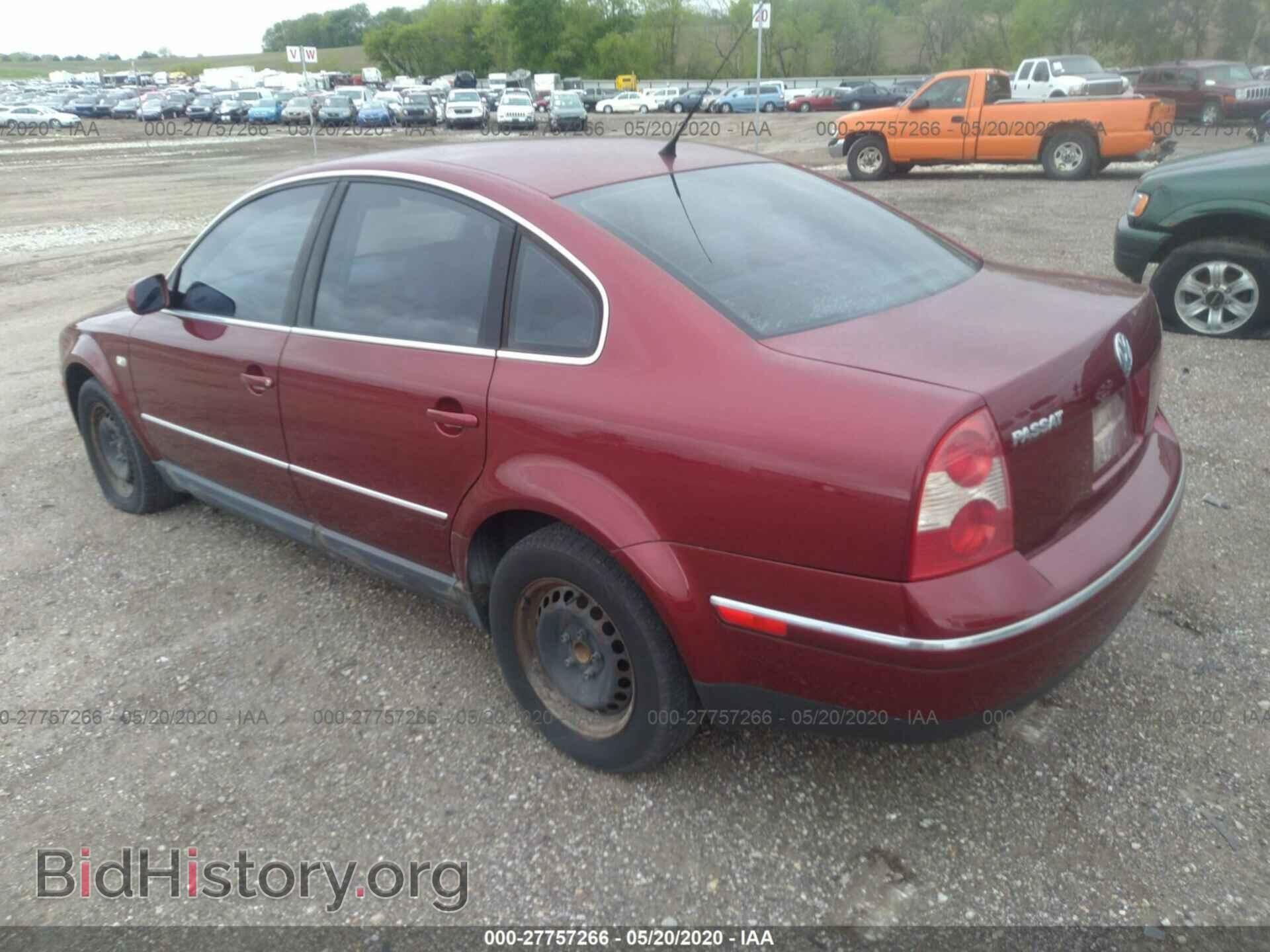 2003 VOLKSWAGEN PASSAT - VIN: WVWMD63B53E312697 - Фото 3