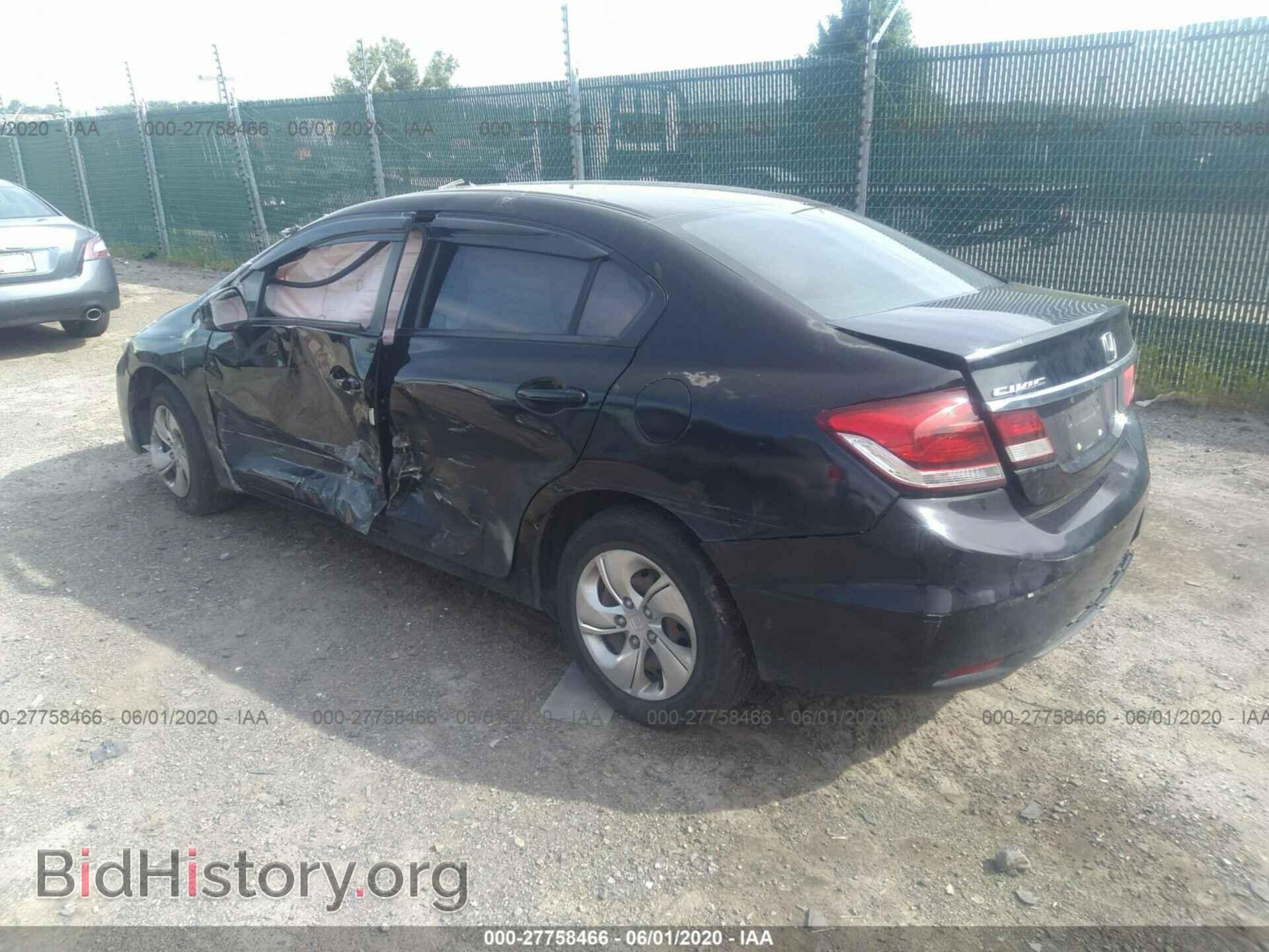 2013 HONDA CIVIC - VIN: 19XFB2F58DE262221 - Фото 3