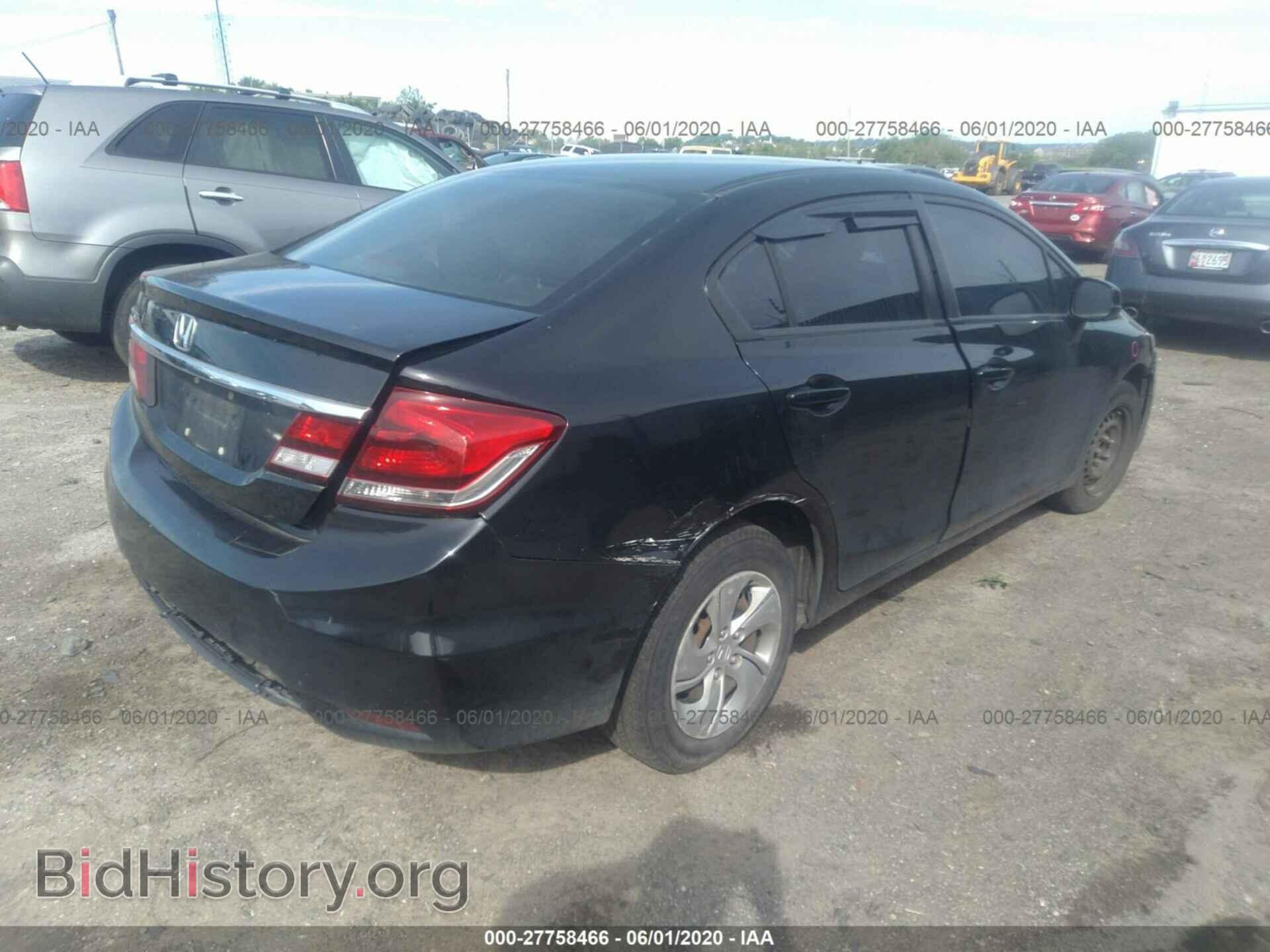 2013 HONDA CIVIC - VIN: 19XFB2F58DE262221 - Фото 4