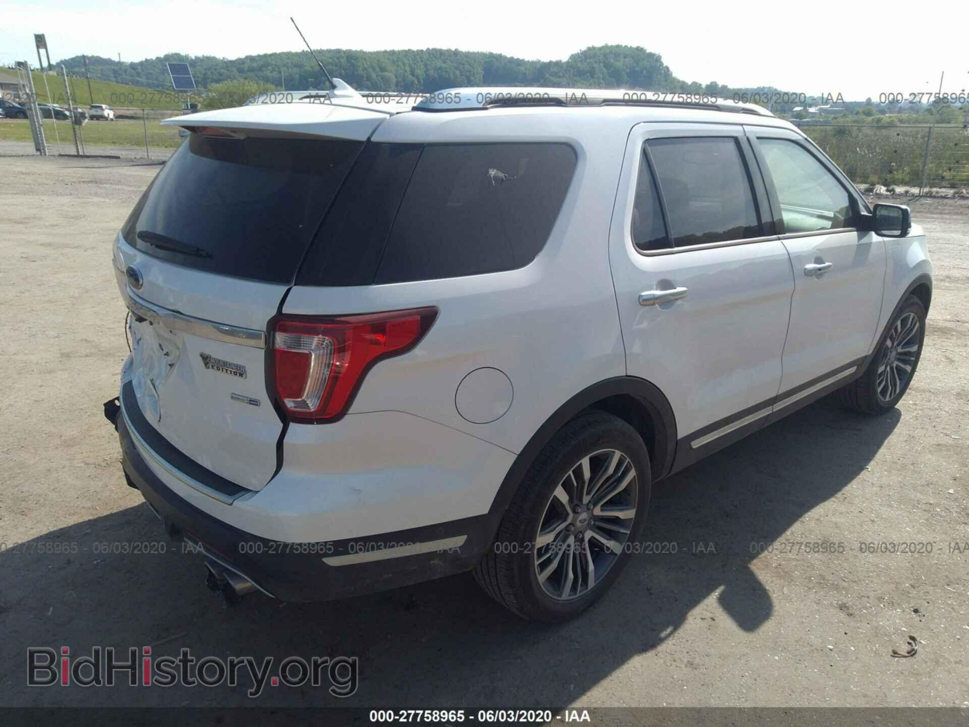2018 FORD EXPLORER - VIN: 1FM5K8HT3JGA76118 - Фото 4