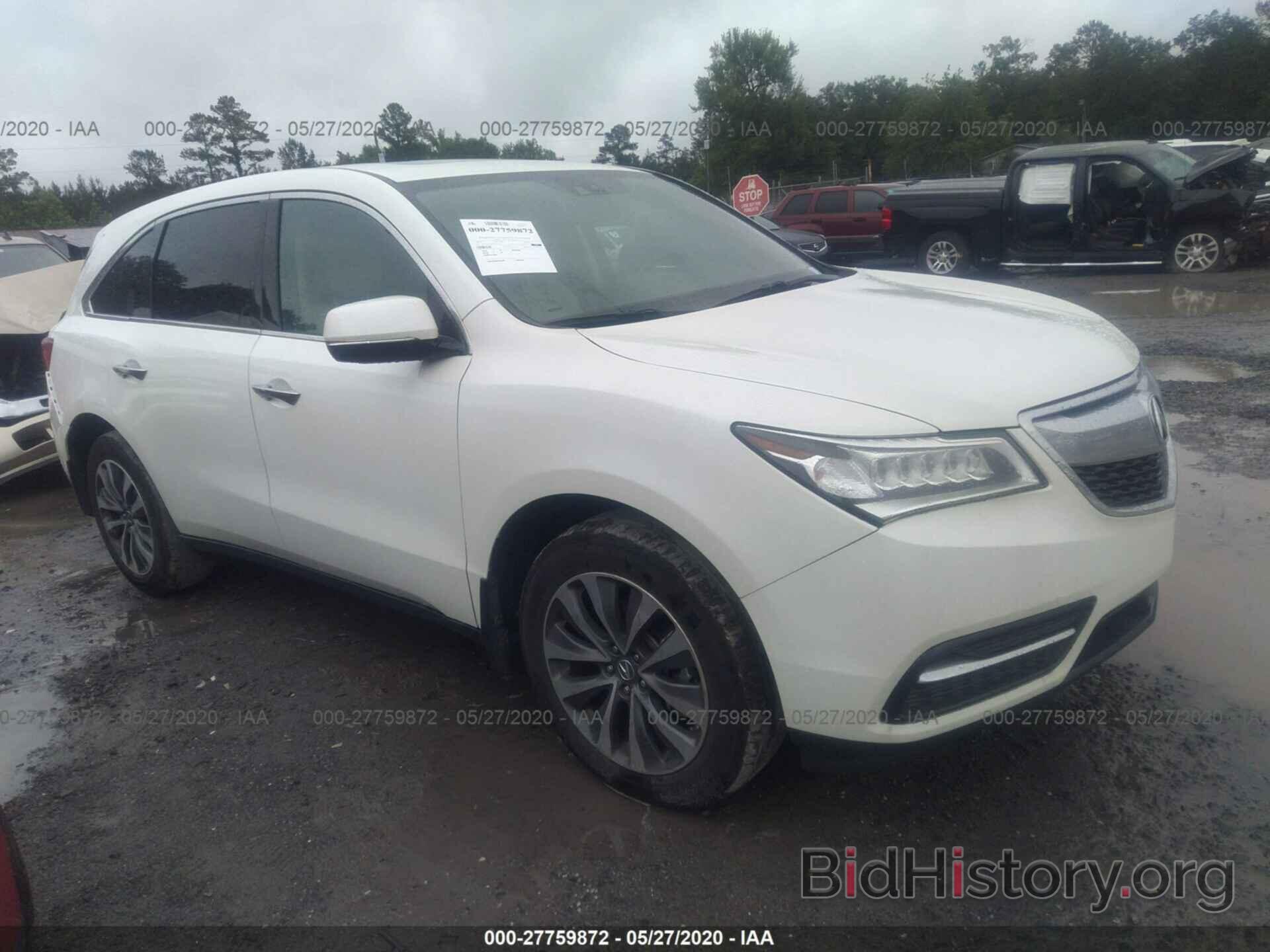 Photo 5FRYD3H49FB013502 - ACURA MDX 2015