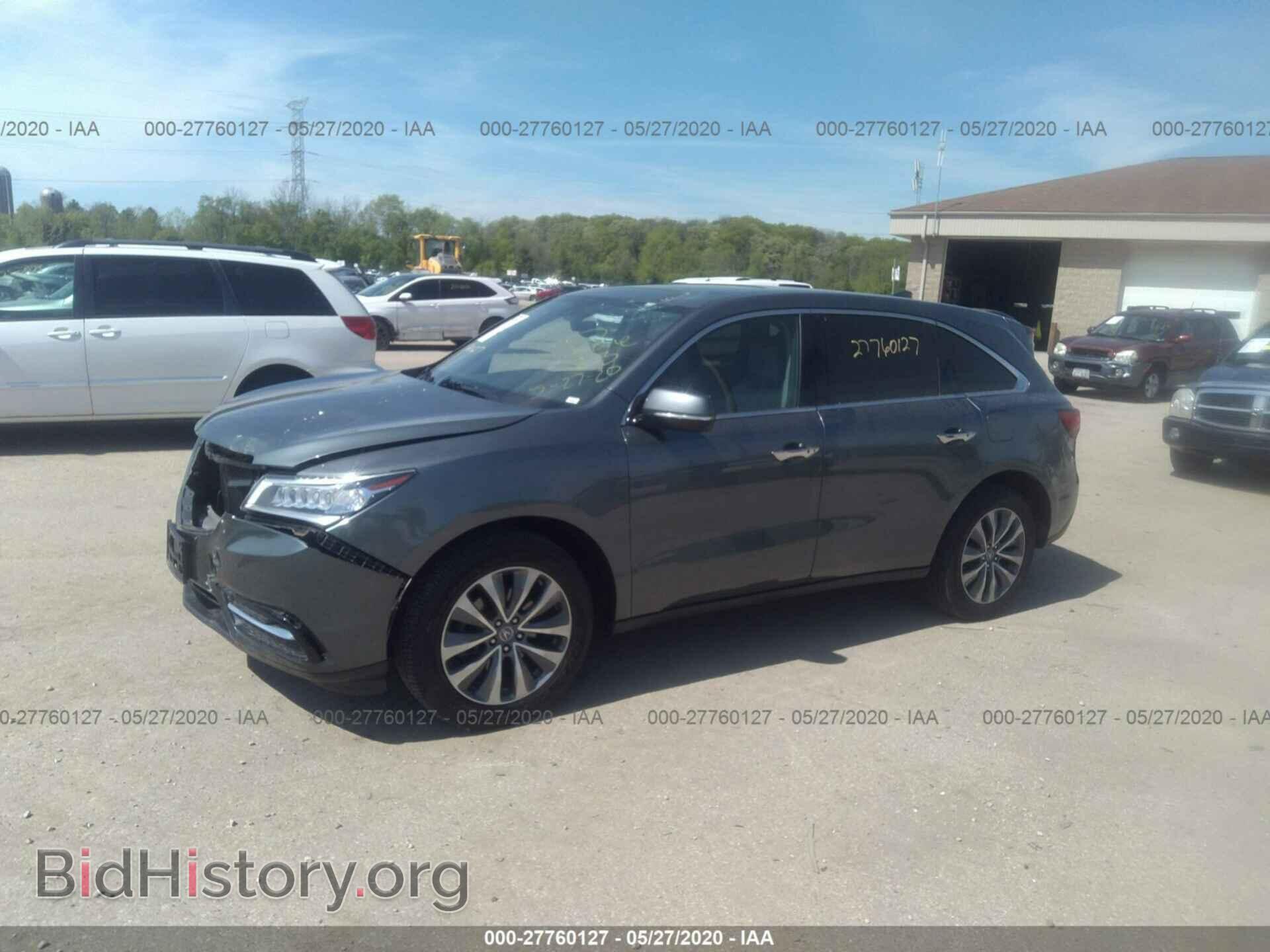 2014 ACURA MDX - VIN: 5FRYD4H44EB047481 - Фото 2