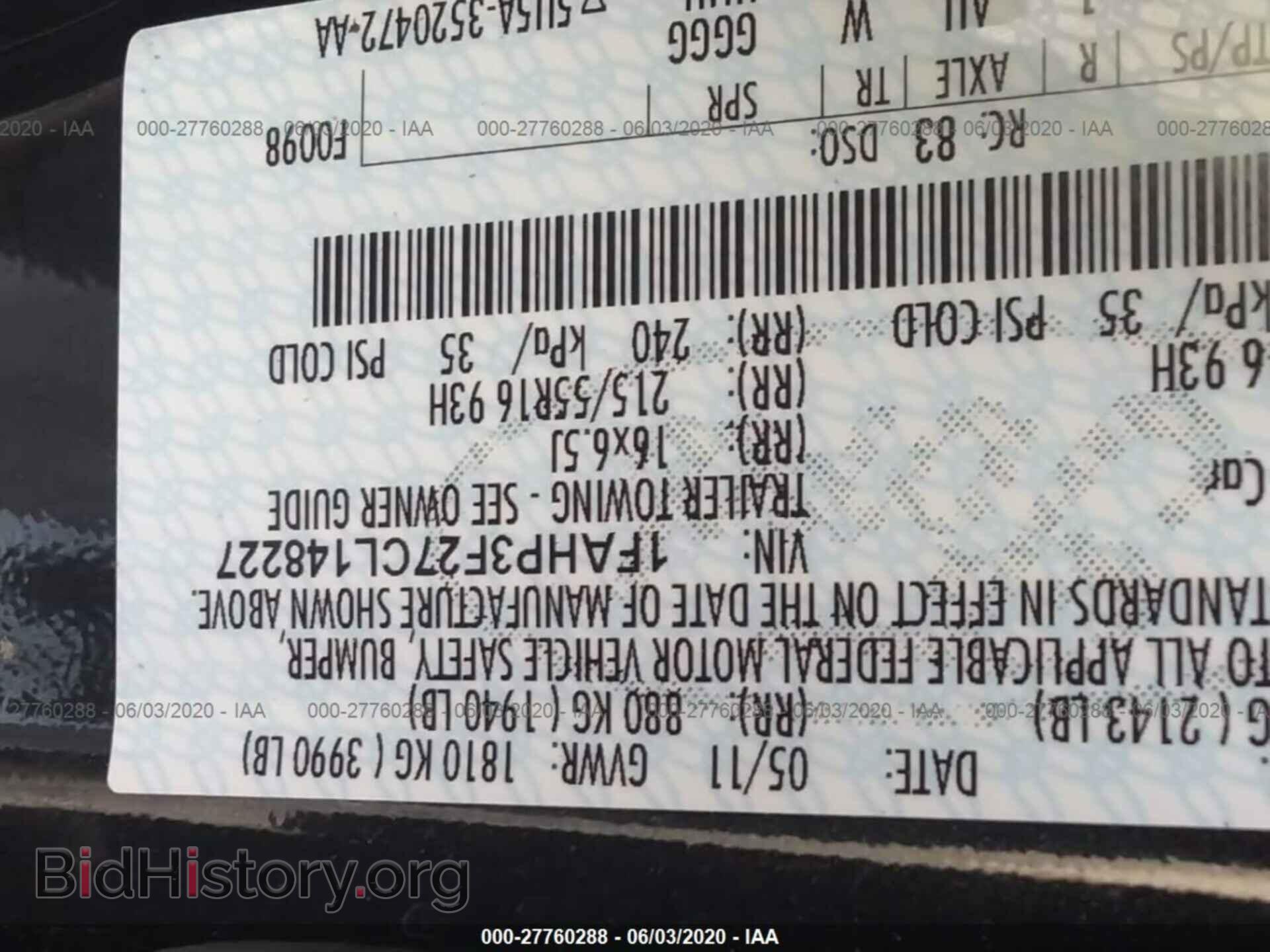 2012 FORD FOCUS - VIN: 1FAHP3F27CL148227 - Photo 9