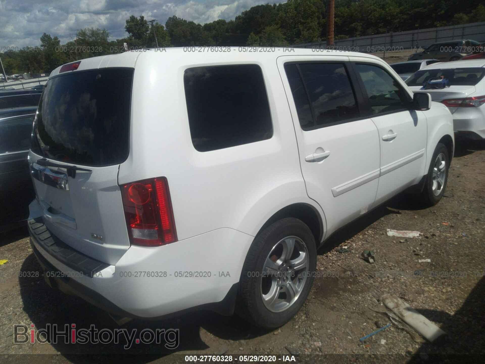 2012 HONDA PILOT - VIN: 5FNYF3H57CB014860 - Фото 4
