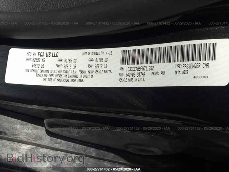 2015 Chrysler 200 (VIN 1C3CCCAB9FN711332) — photo 9 of 11