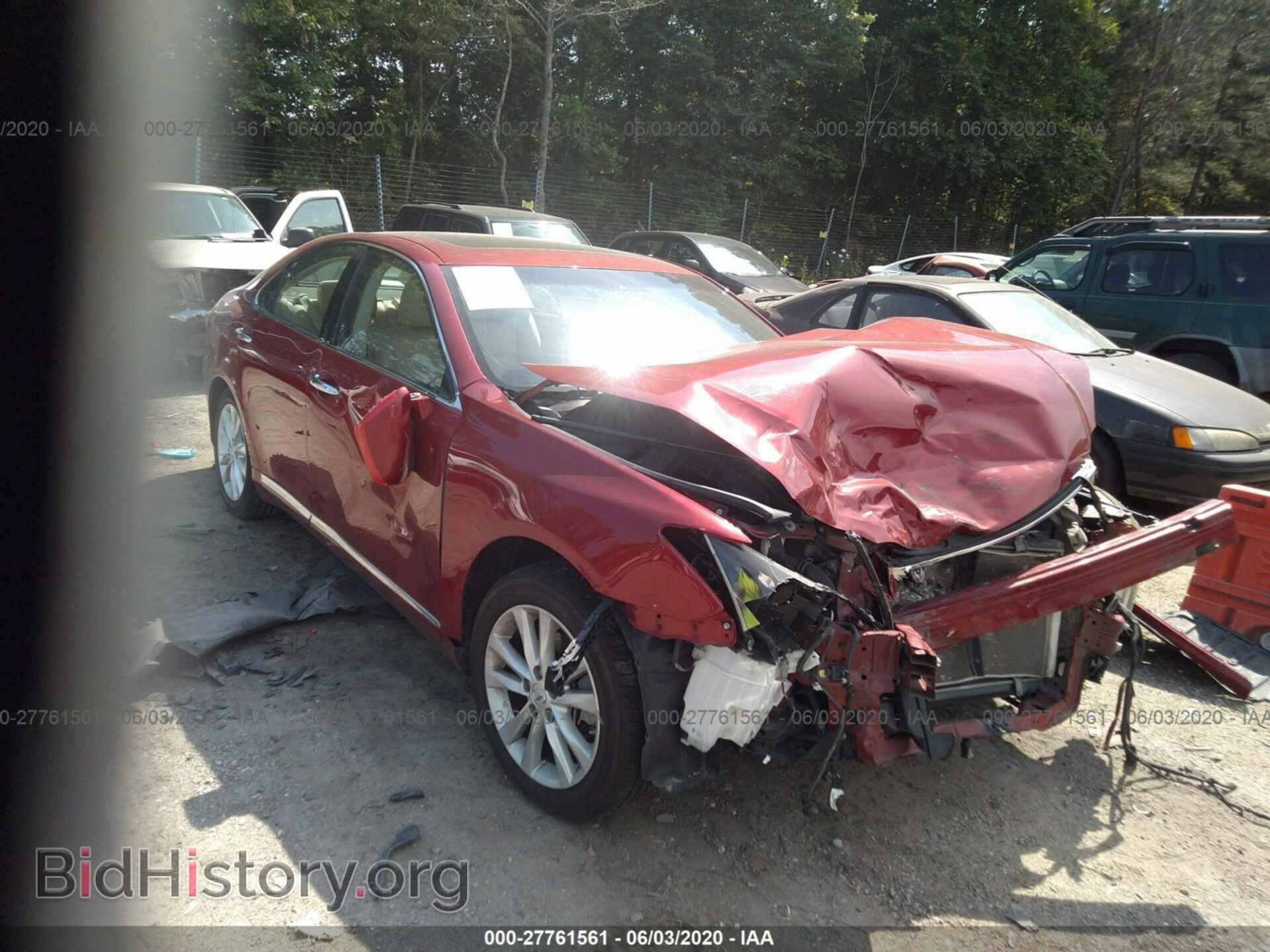 Photo JTHBK1EG4A2362707 - LEXUS ES 350 2010