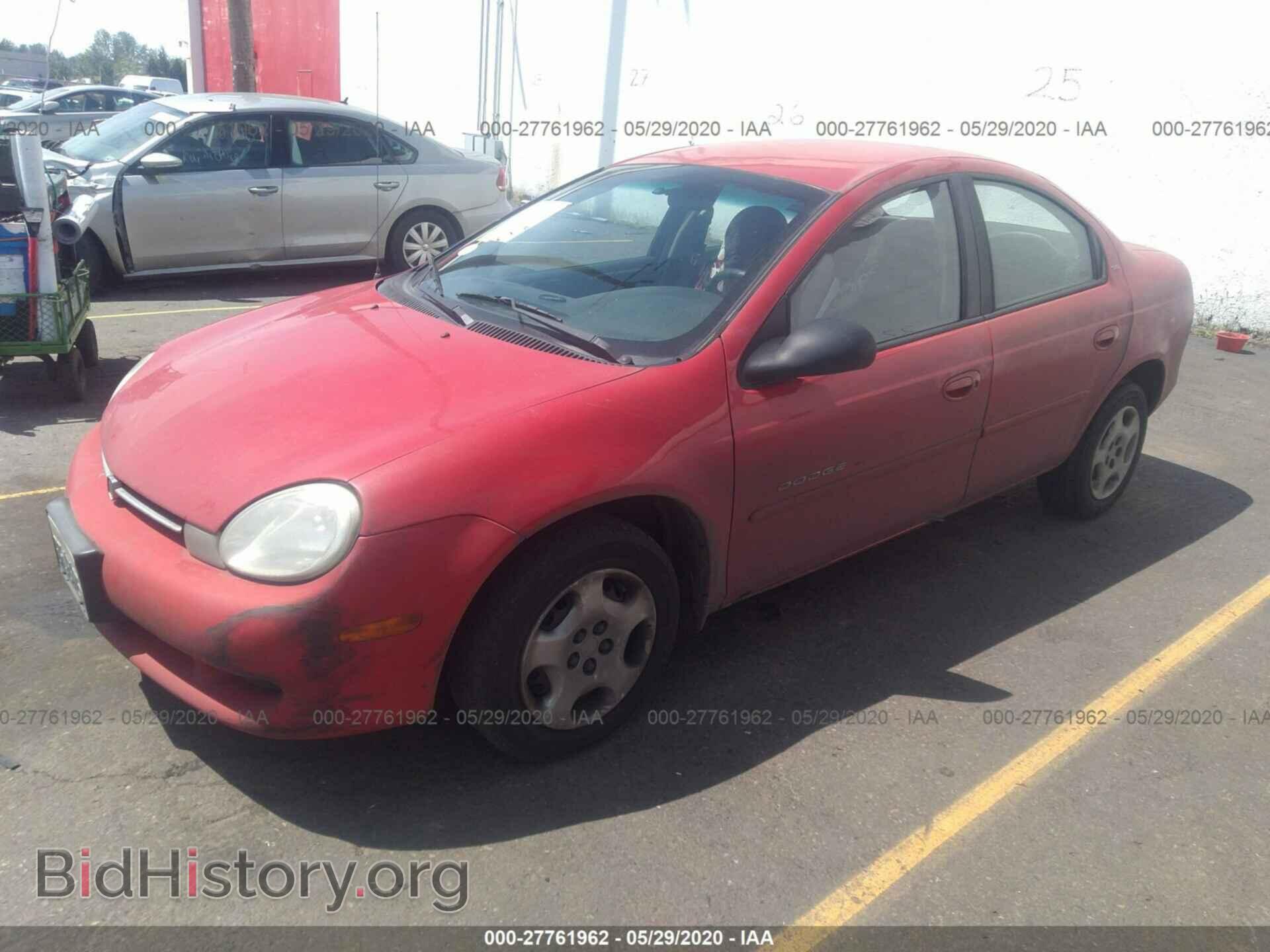 2001 DODGE NEON - VIN: 1B3ES46C31D207714 - Photo 2