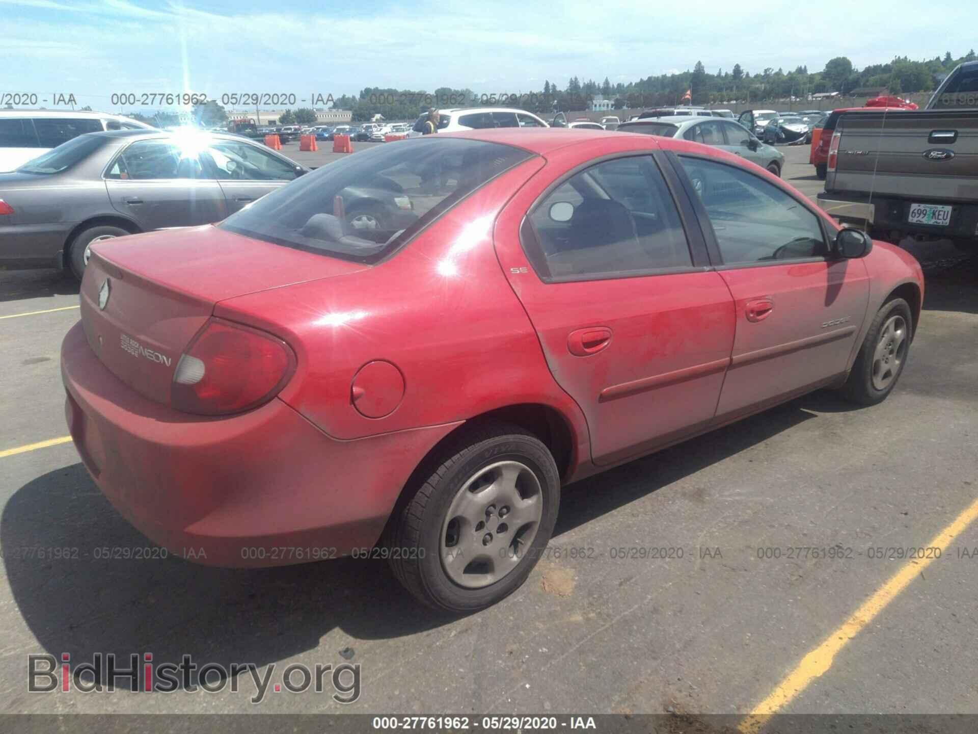2001 DODGE NEON - VIN: 1B3ES46C31D207714 - Photo 4