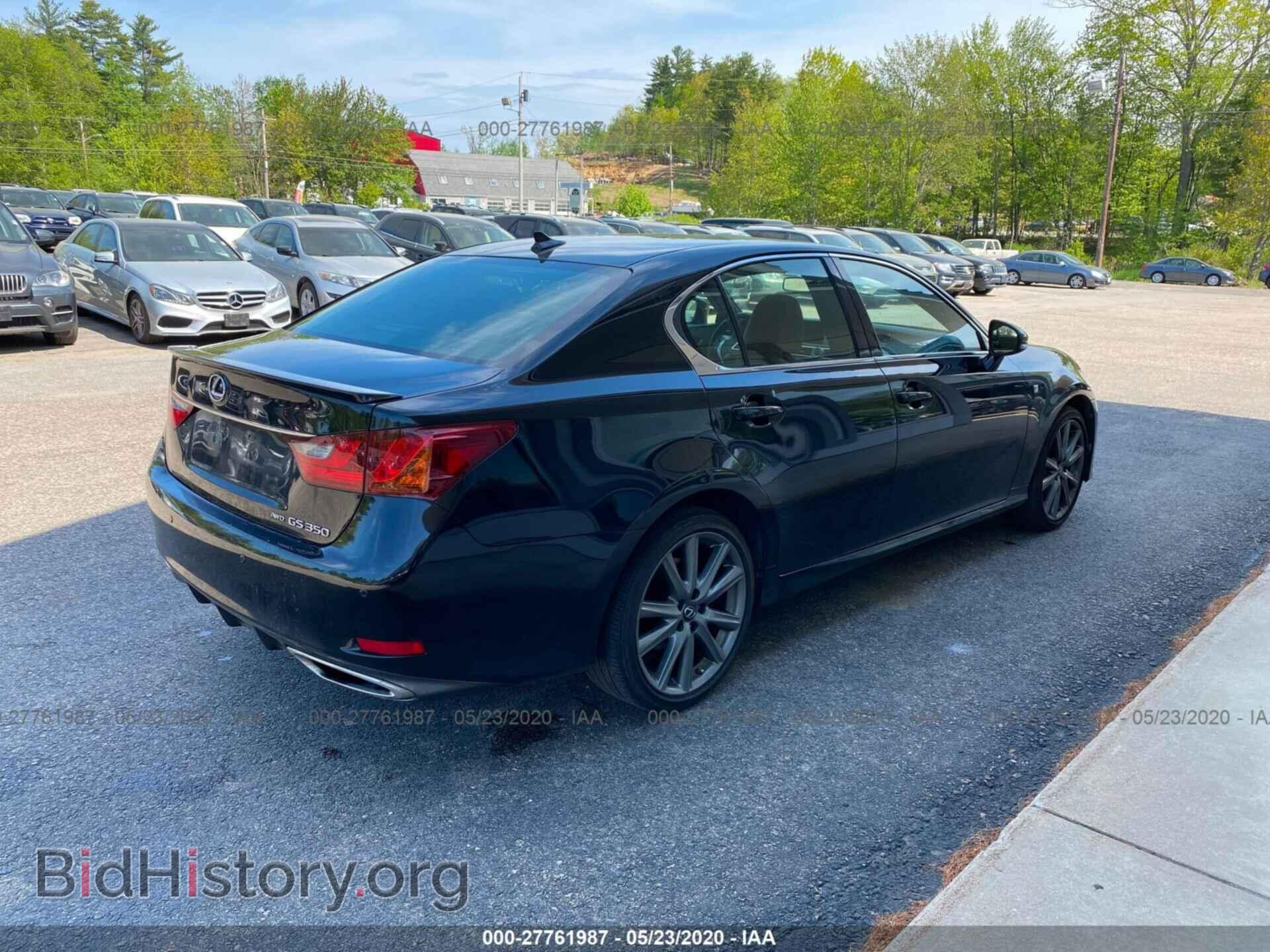 2013 LEXUS GS - VIN: JTHCE1BLXD5007458 - Фото 4