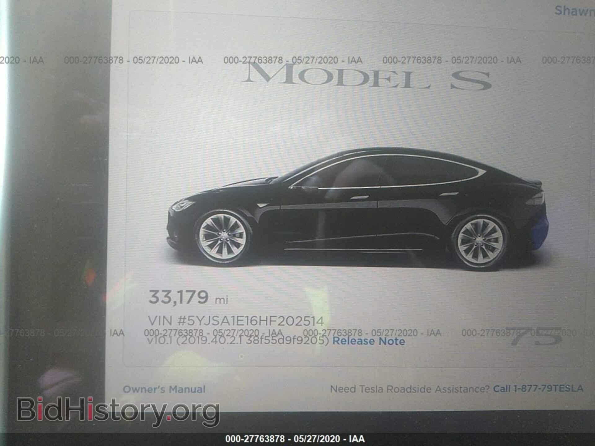 2017 TESLA MODEL S - VIN: 5YJSA1E16HF202514 - Photo 7
