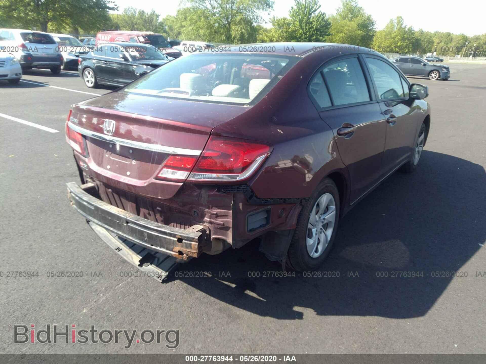 2013 HONDA CIVIC - VIN: 19XFB2F58DE203461 - Фото 4