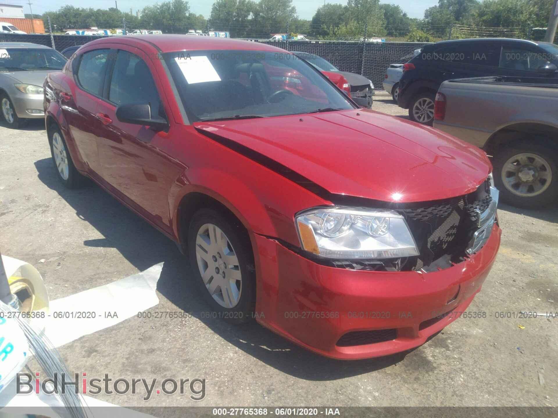 Photo 1C3CDZAG8DN757601 - DODGE AVENGER 2013