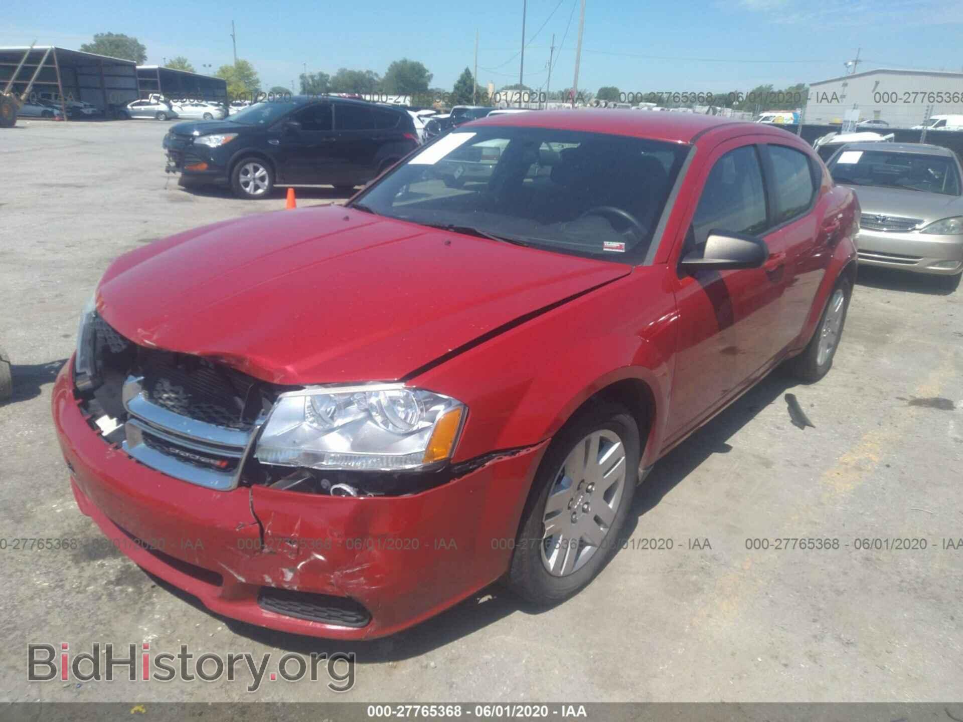 2013 DODGE AVENGER - VIN: 1C3CDZAG8DN757601 - Фото 2