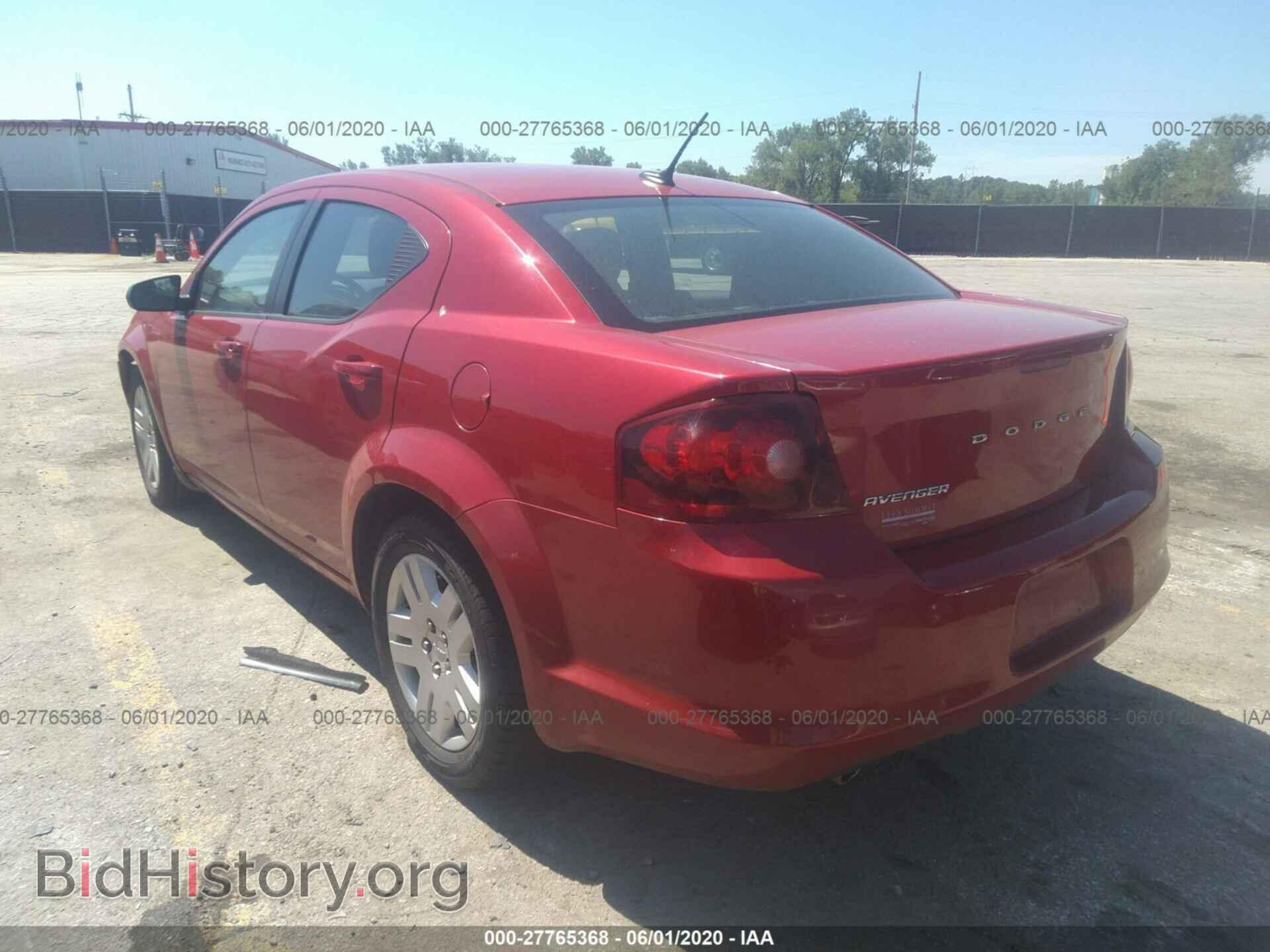 2013 DODGE AVENGER - VIN: 1C3CDZAG8DN757601 - Фото 3