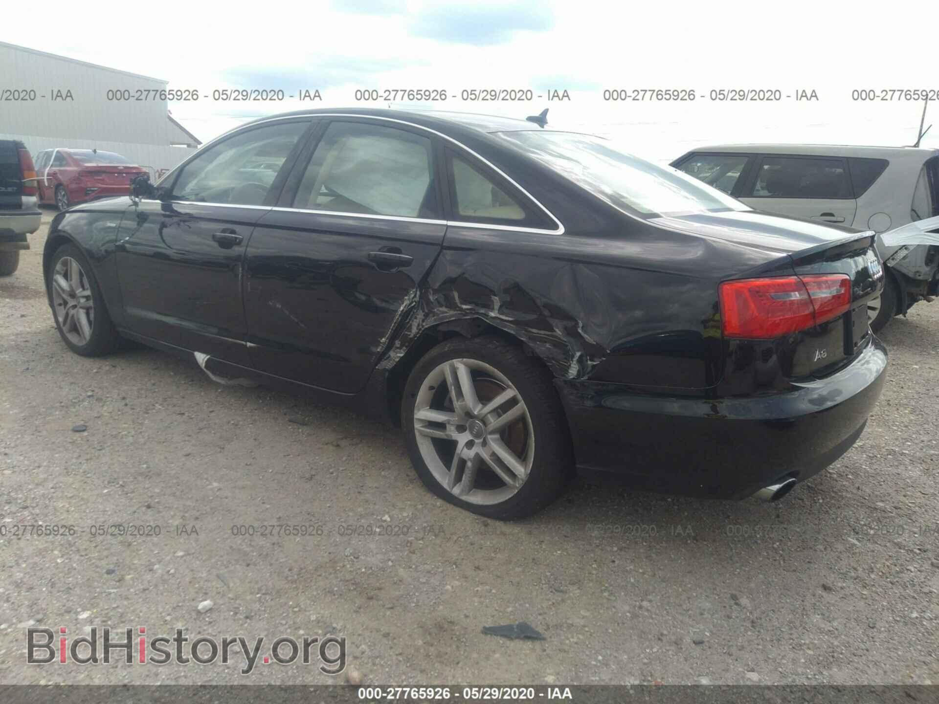 2013 AUDI A6 - VIN: WAUGGAFC2DN142759 - Фото 3