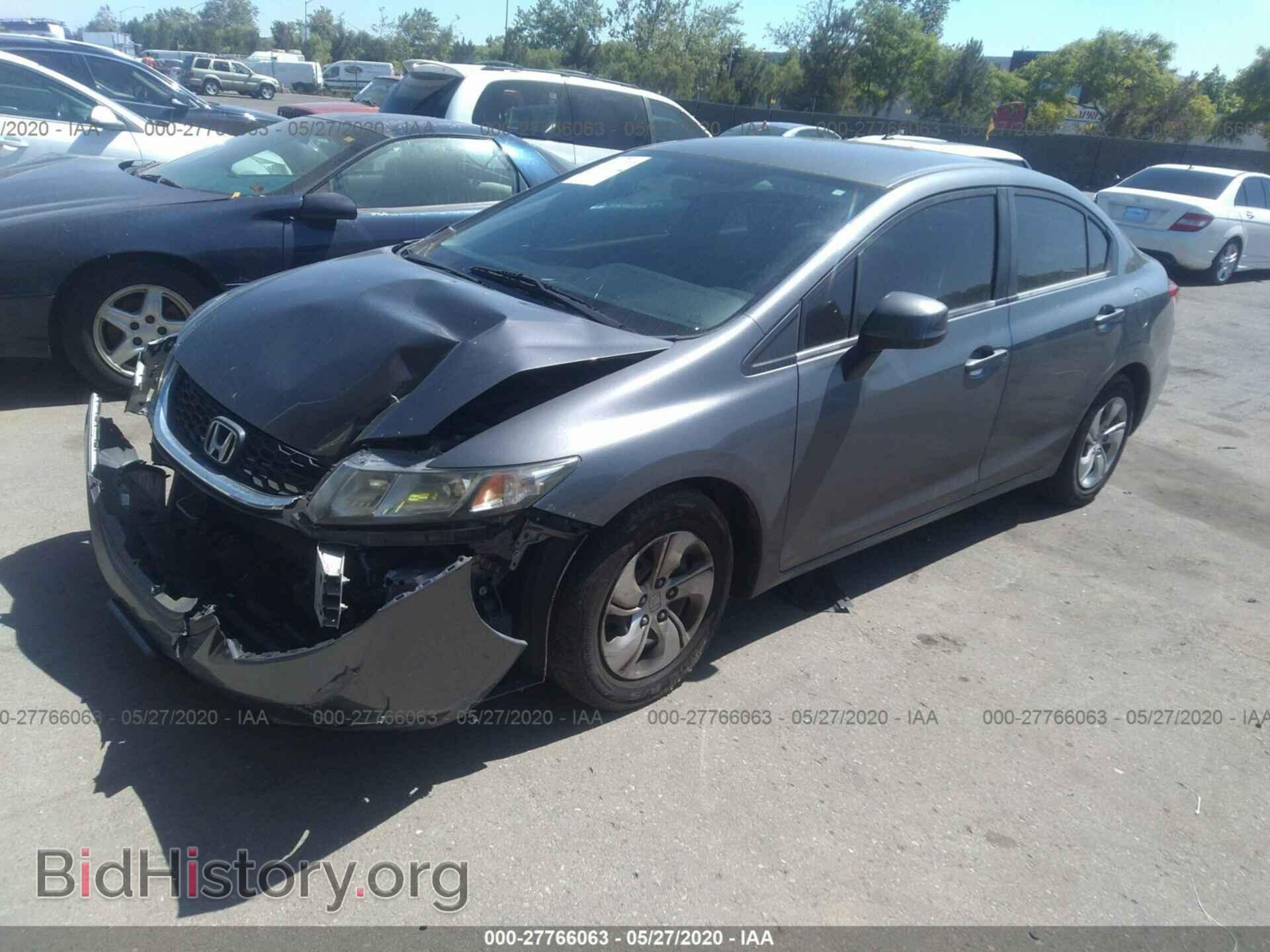 2013 HONDA CIVIC - VIN: 19XFB2F59DE289184 - Фото 2