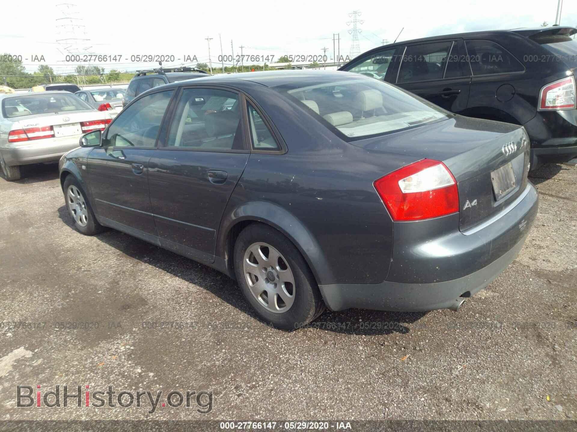 2002 AUDI A4 - VIN: WAULC68E62A177685 - Фото 3