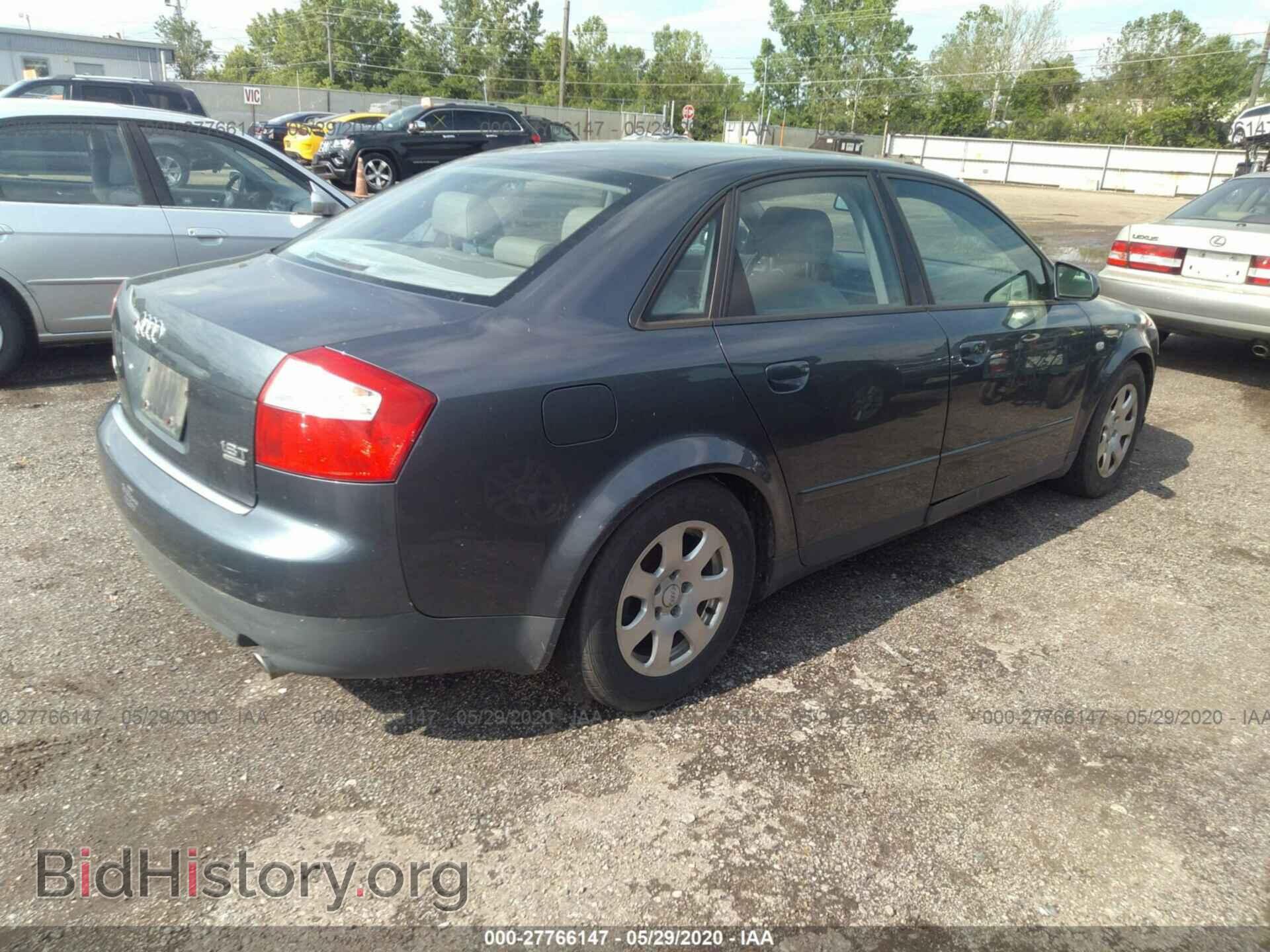 2002 AUDI A4 - VIN: WAULC68E62A177685 - Фото 4