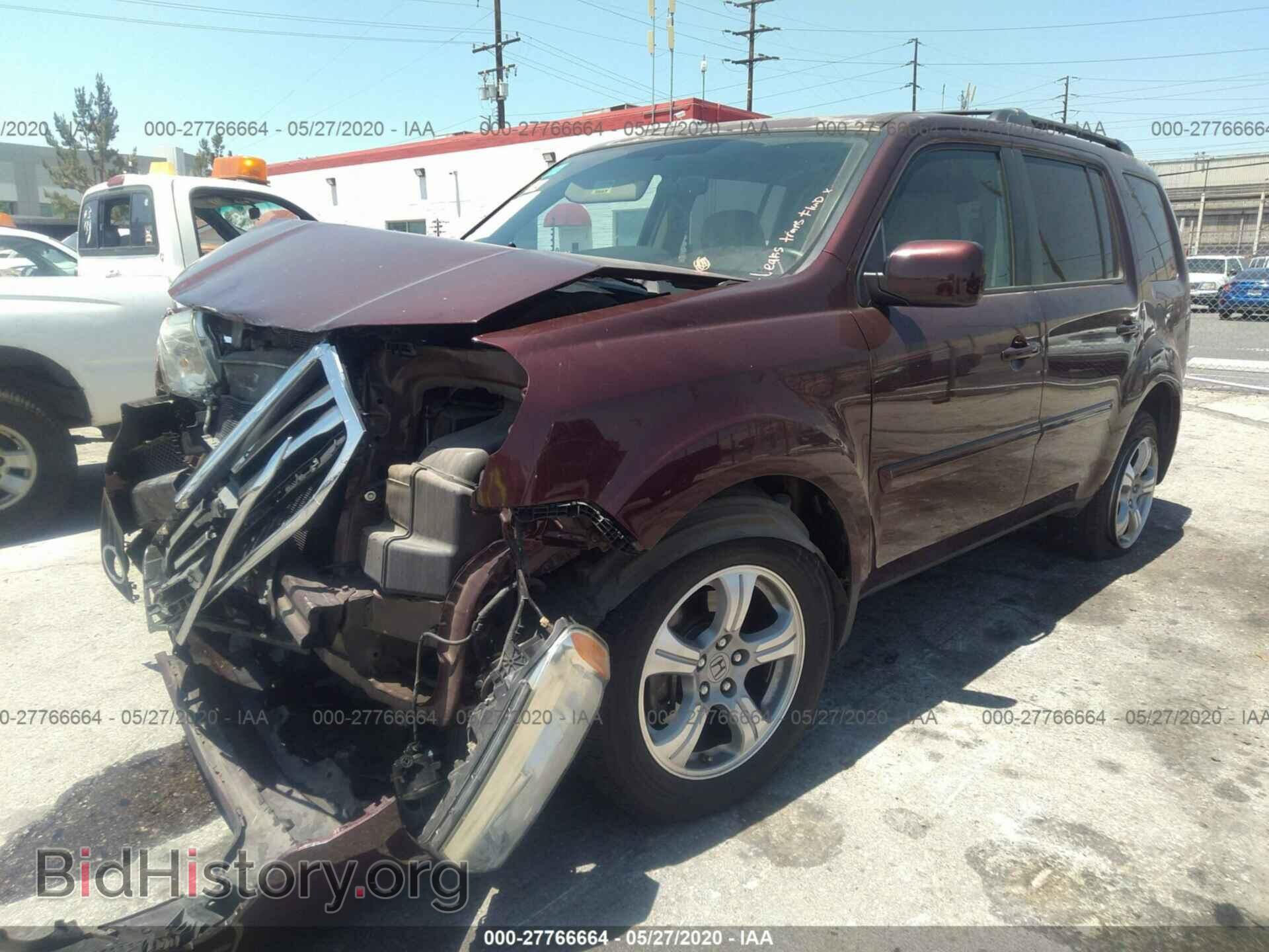 2013 HONDA PILOT - VIN: 5FNYF3H49DB039574 - Фото 2