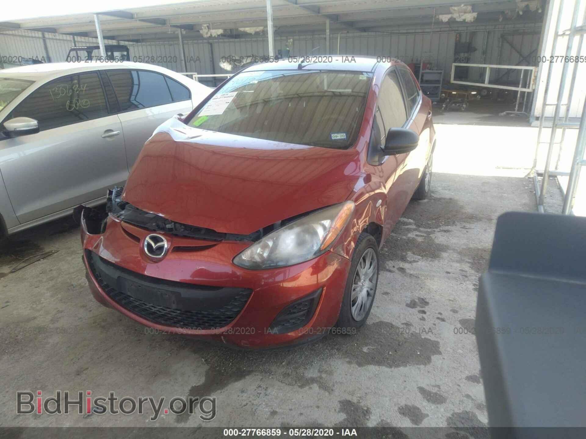 2014 MAZDA MAZDA2 - VIN: JM1DE1KY7E0175509 - Фото 2