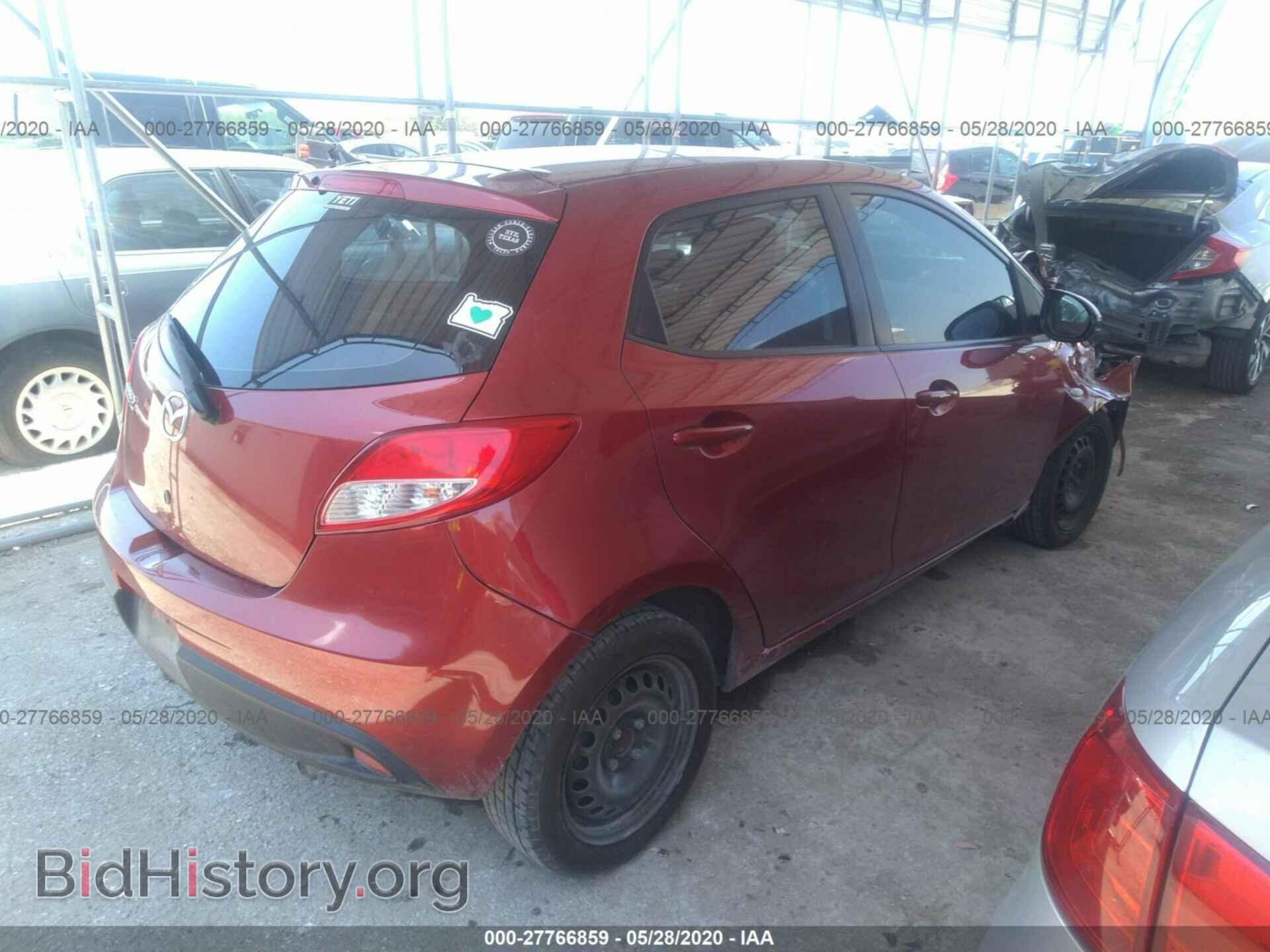 2014 MAZDA MAZDA2 - VIN: JM1DE1KY7E0175509 - Фото 4