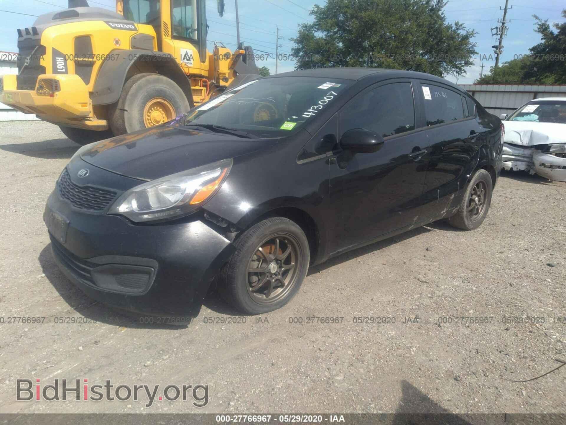 2014 KIA RIO - VIN: KNADM4A37E6413007 - Фото 2