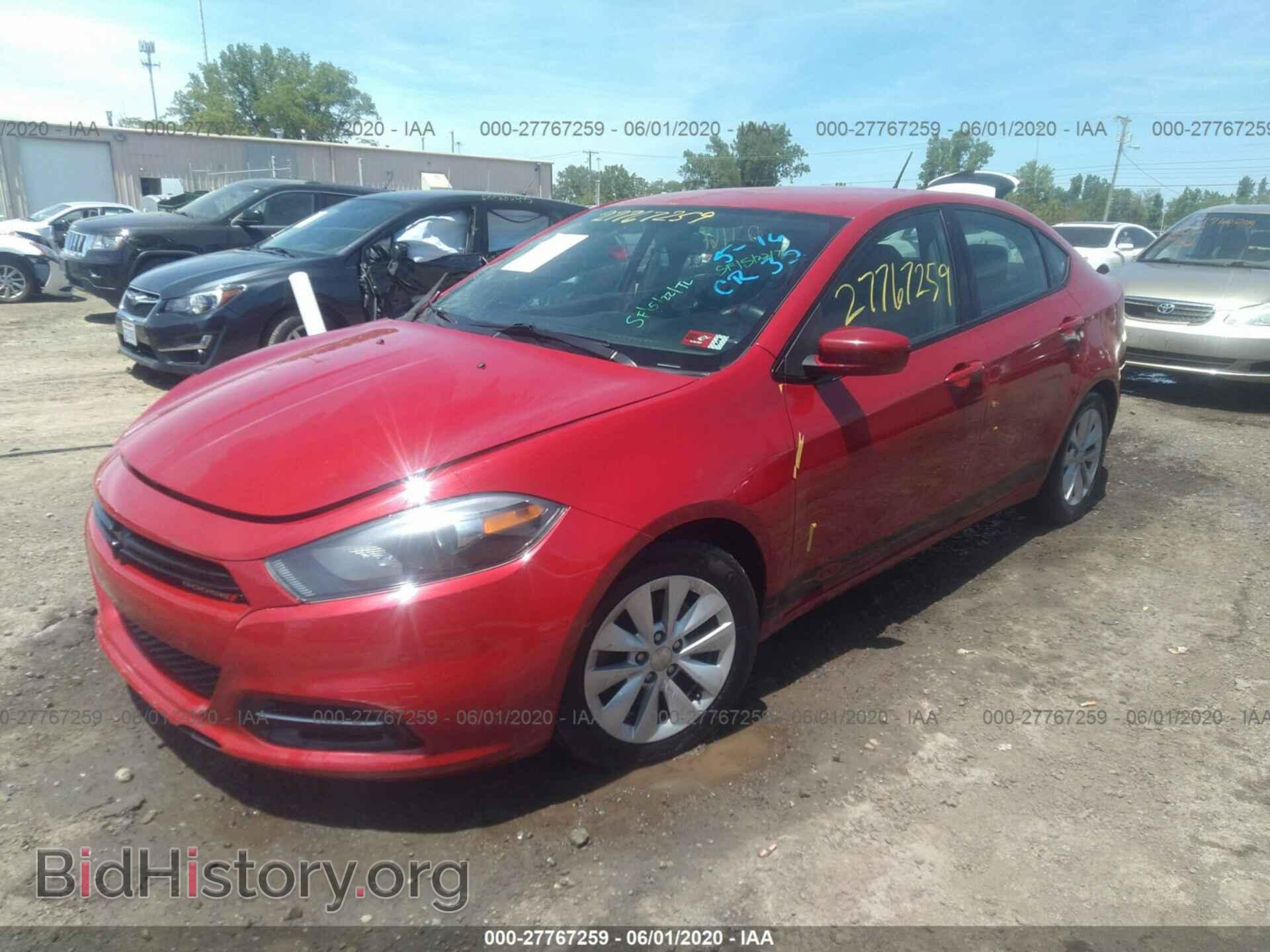 2014 DODGE DART - VIN: 1C3CDFBA0ED667617 - Фото 2