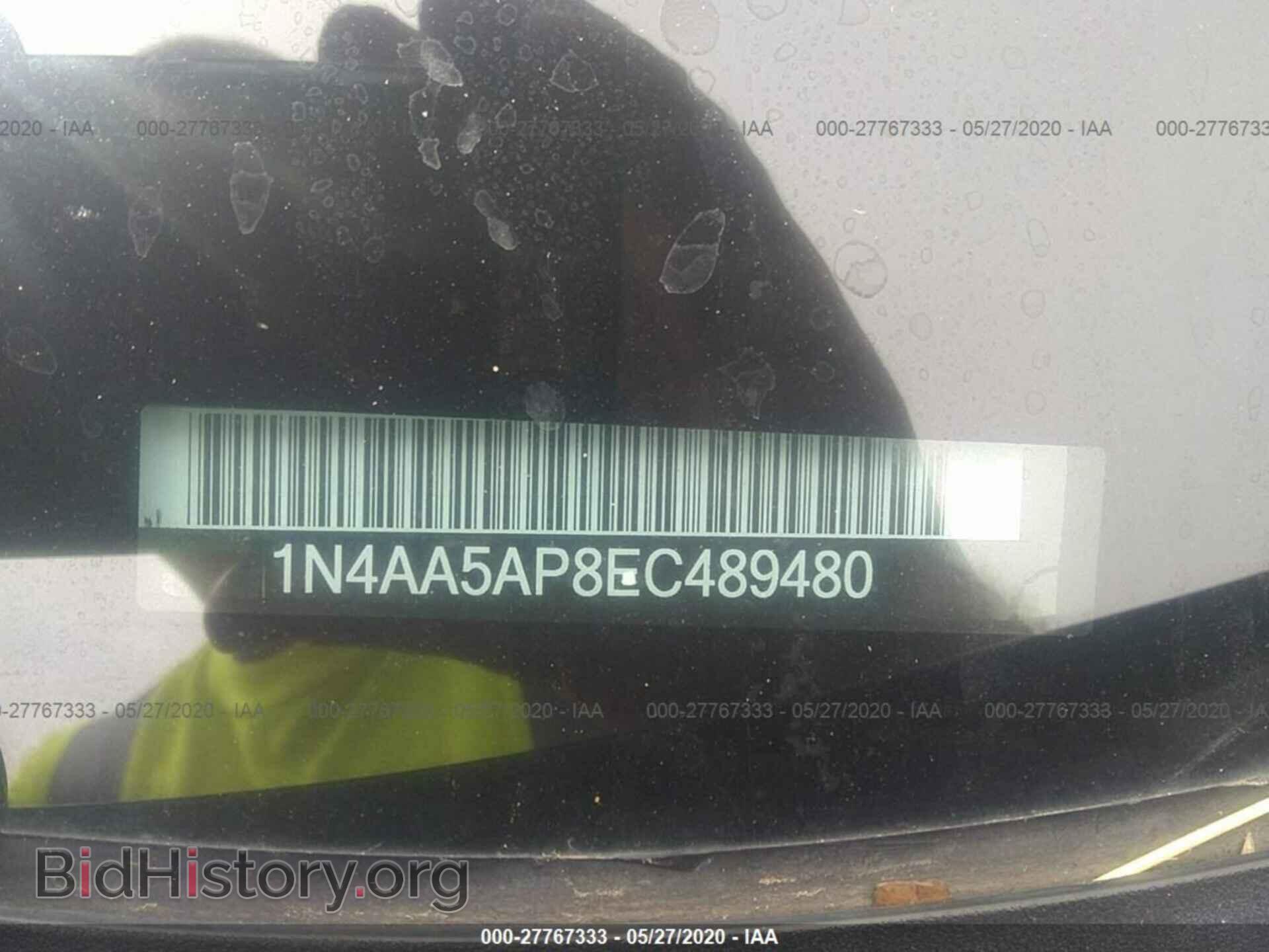 2014 NISSAN MAXIMA - VIN: 1N4AA5AP8EC489480 - Фото 9