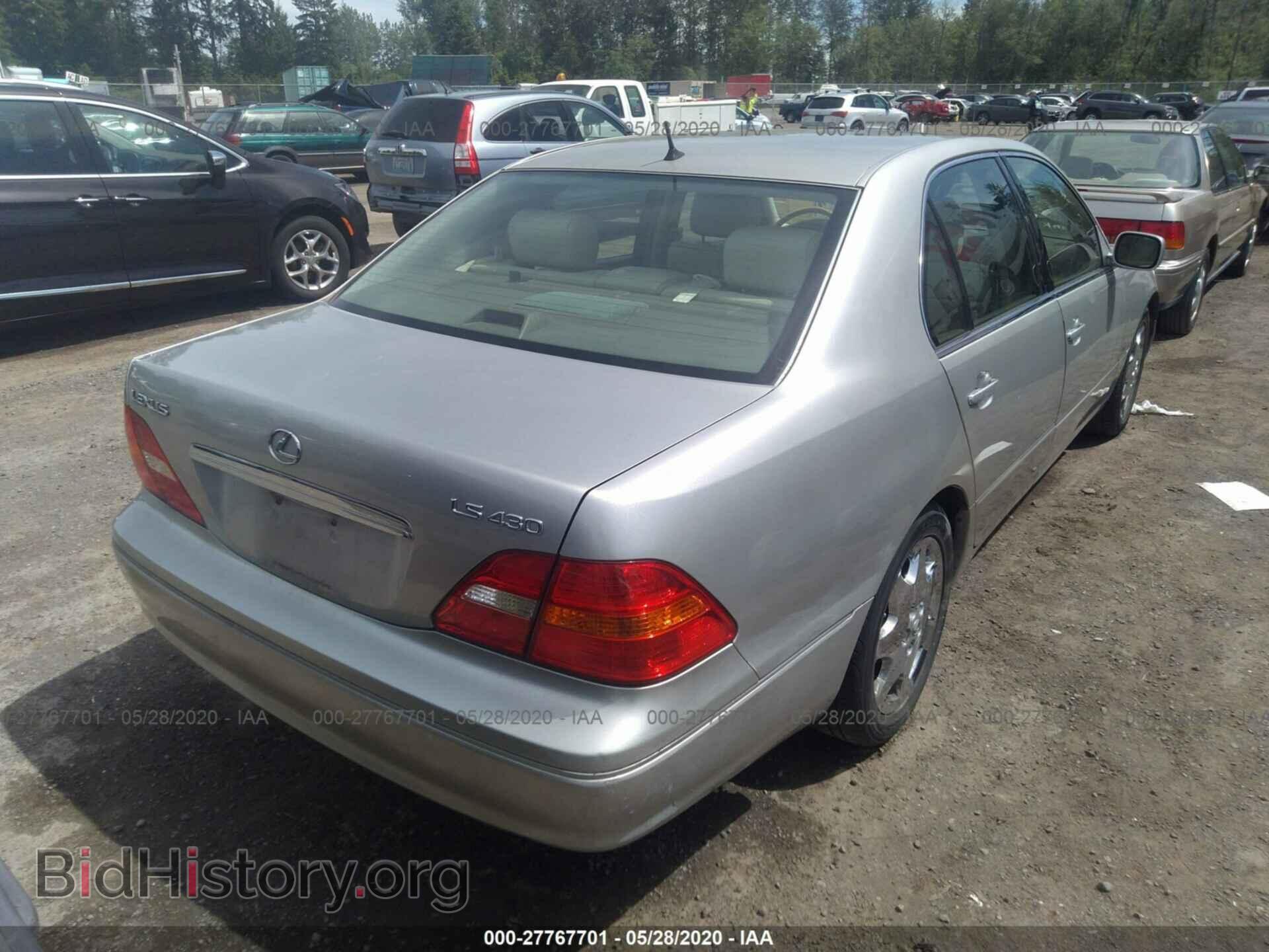 2001 LEXUS LS - VIN: JTHBN30F310042095 - Фото 4